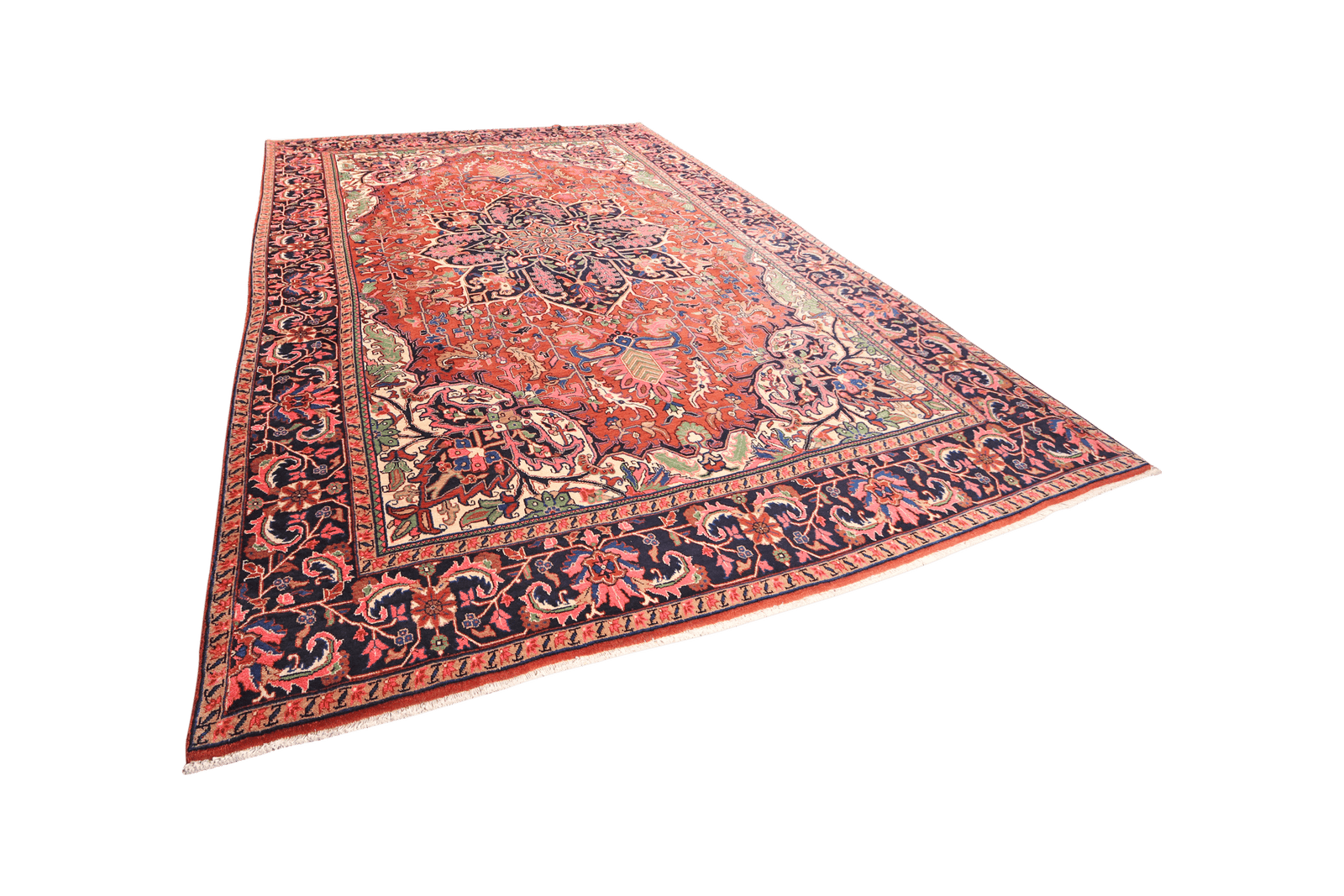 Heriz — Hand-knotted, 298x410 cm, Red, 100% Virgin Wool | View 5