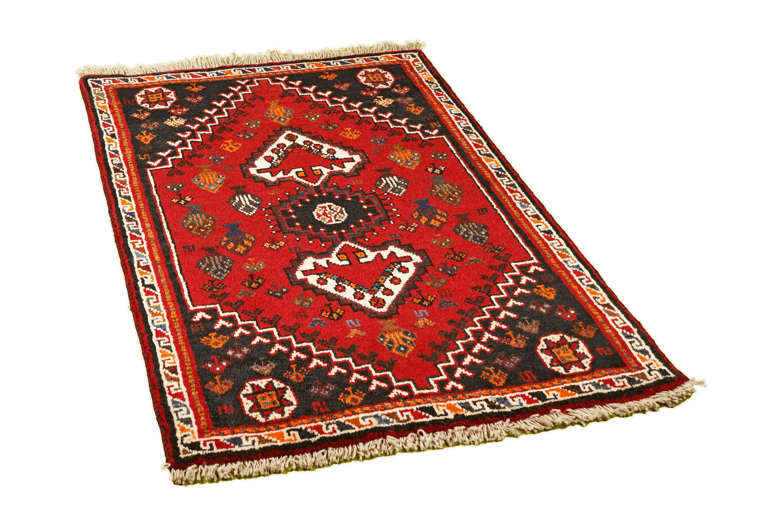 Gashgai — Handgefertigt, 128x85 cm, Beige, 100% Virgin Wool | View 5