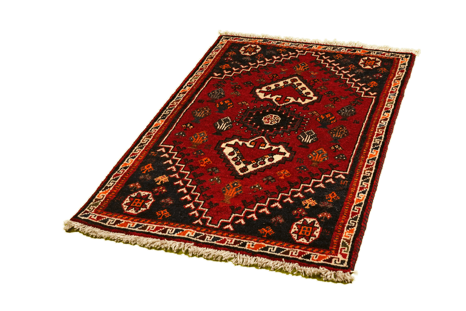 Gashgai — Handgefertigt, 128x85 cm, Beige, 100% Virgin Wool | View 6