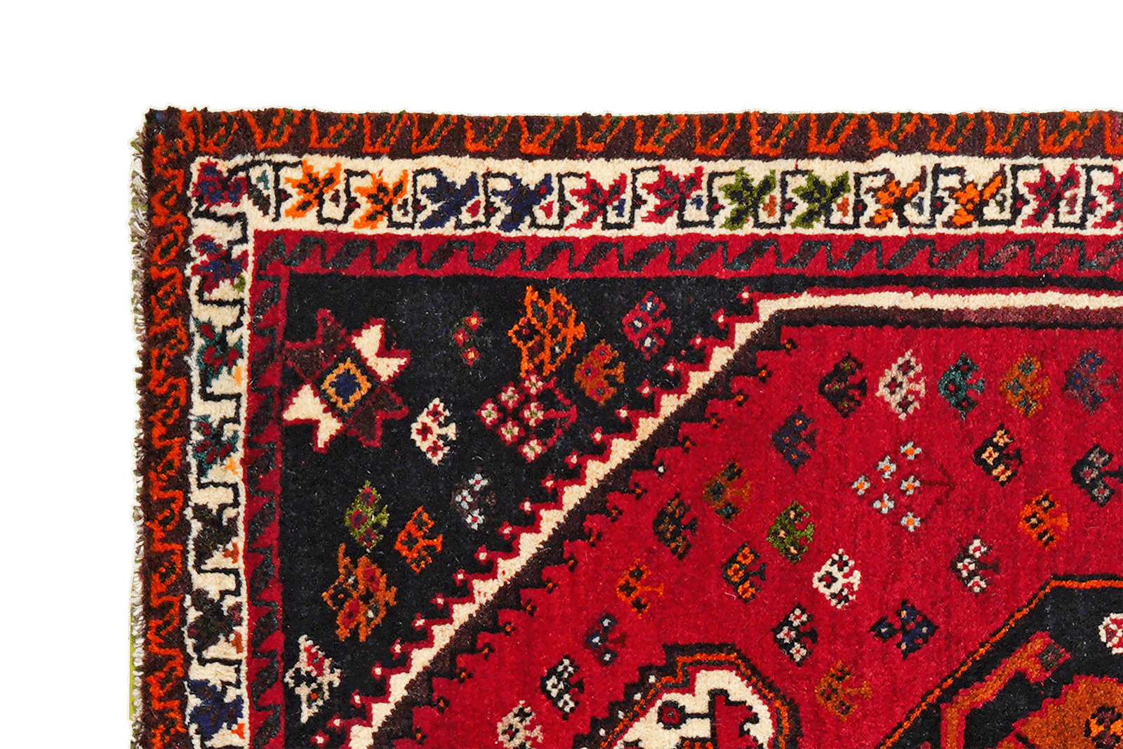 Gashgai — Handgefertigt, 122x86 cm, Beige, 100% Virgin Wool | View 4