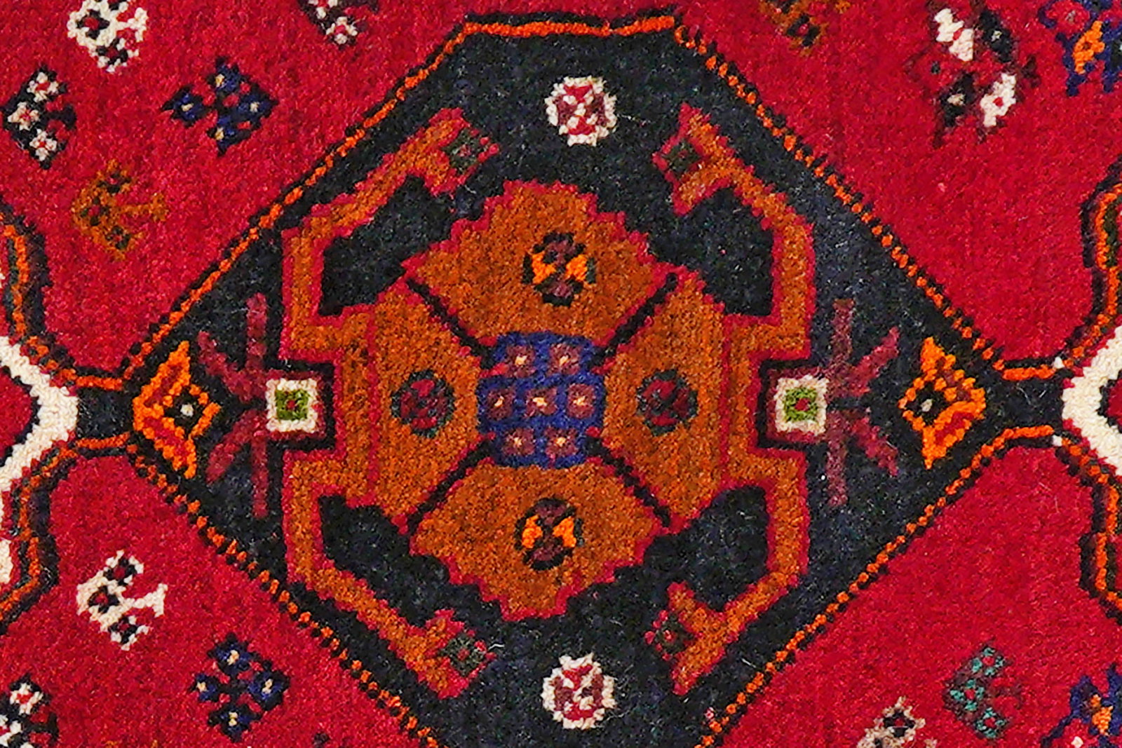 Gashgai — Handgefertigt, 122x86 cm, Beige, 100% Virgin Wool | View 9