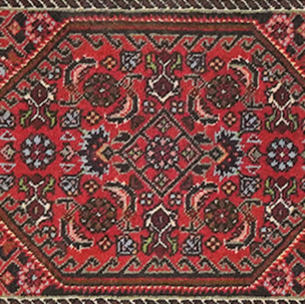Bidjar Zandjan — Hand-knotted, 44x64 cm, Blue, 100% Virgin Wool | View 4