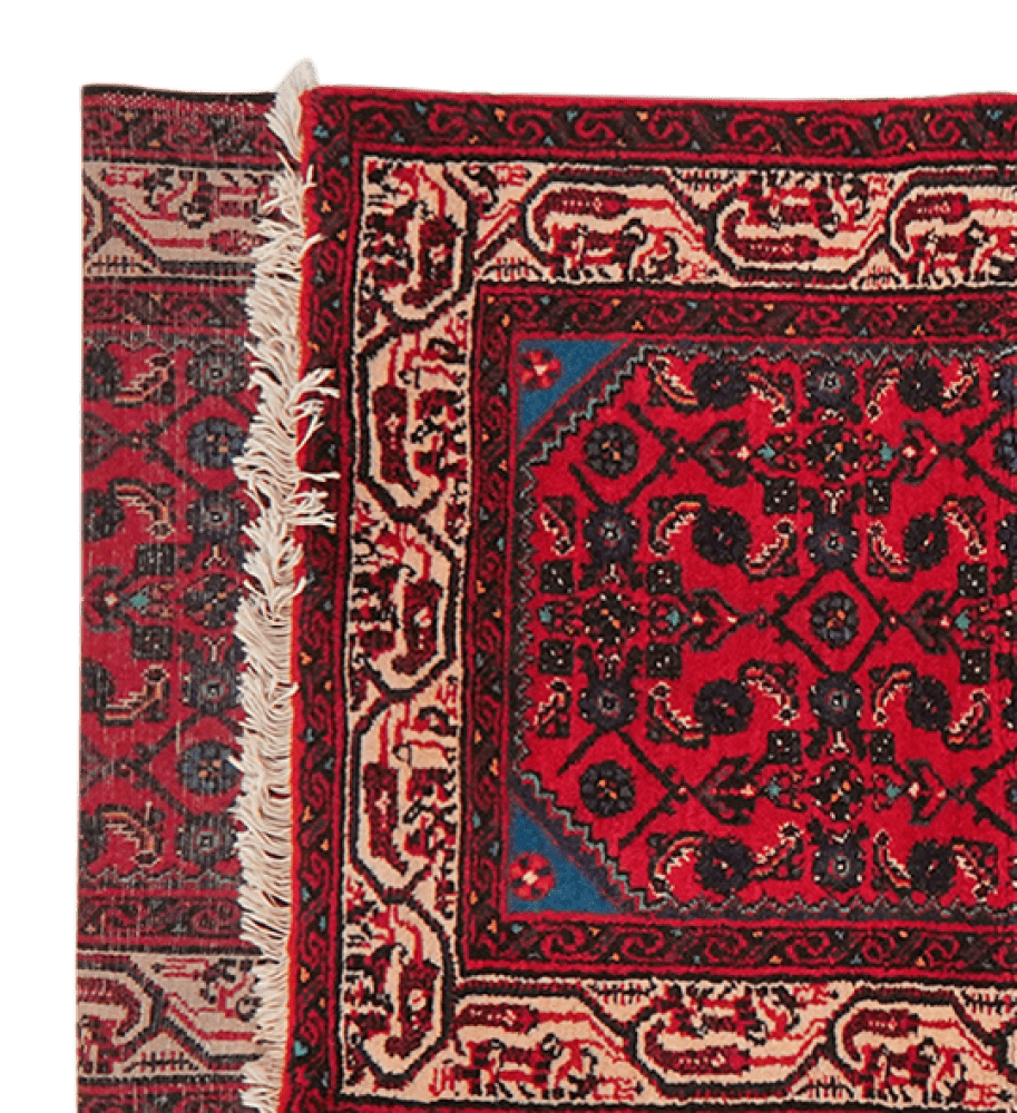 Indjelass — Hand-knotted, 83x698 cm, Red, 100% Virgin Wool | View 3