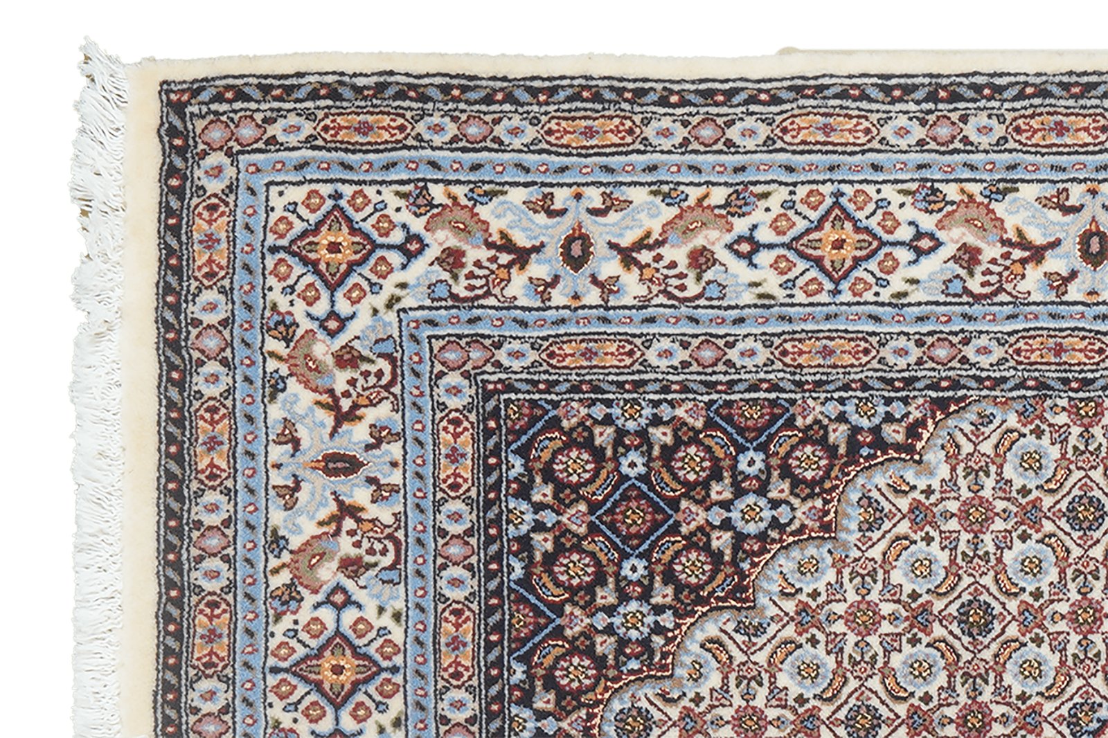 Moud Mahi — Hand-knotted, 95x154 cm, Beige, 100% Virgin Wool | View 3