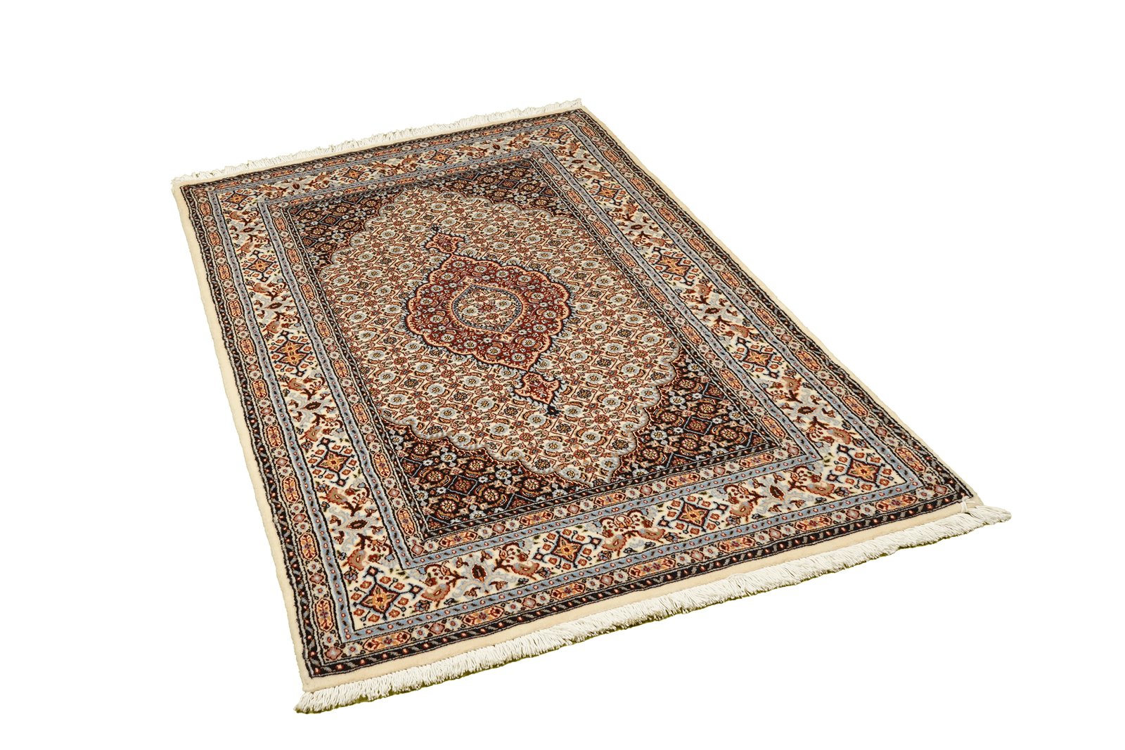 Moud Mahi — Hand-knotted, 95x154 cm, Beige, 100% Virgin Wool | View 4