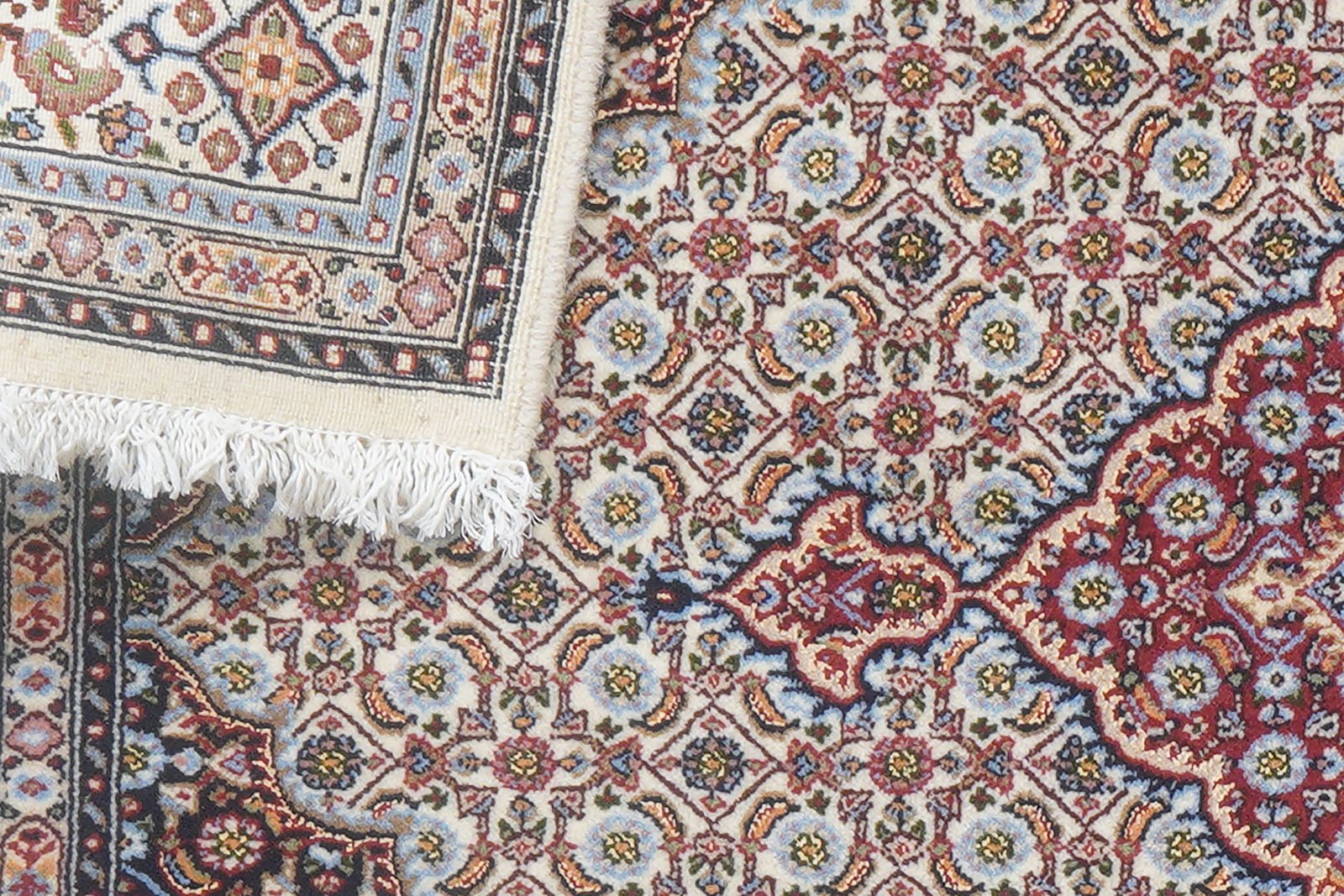 Moud Mahi — Hand-knotted, 95x154 cm, Beige, 100% Virgin Wool | View 8