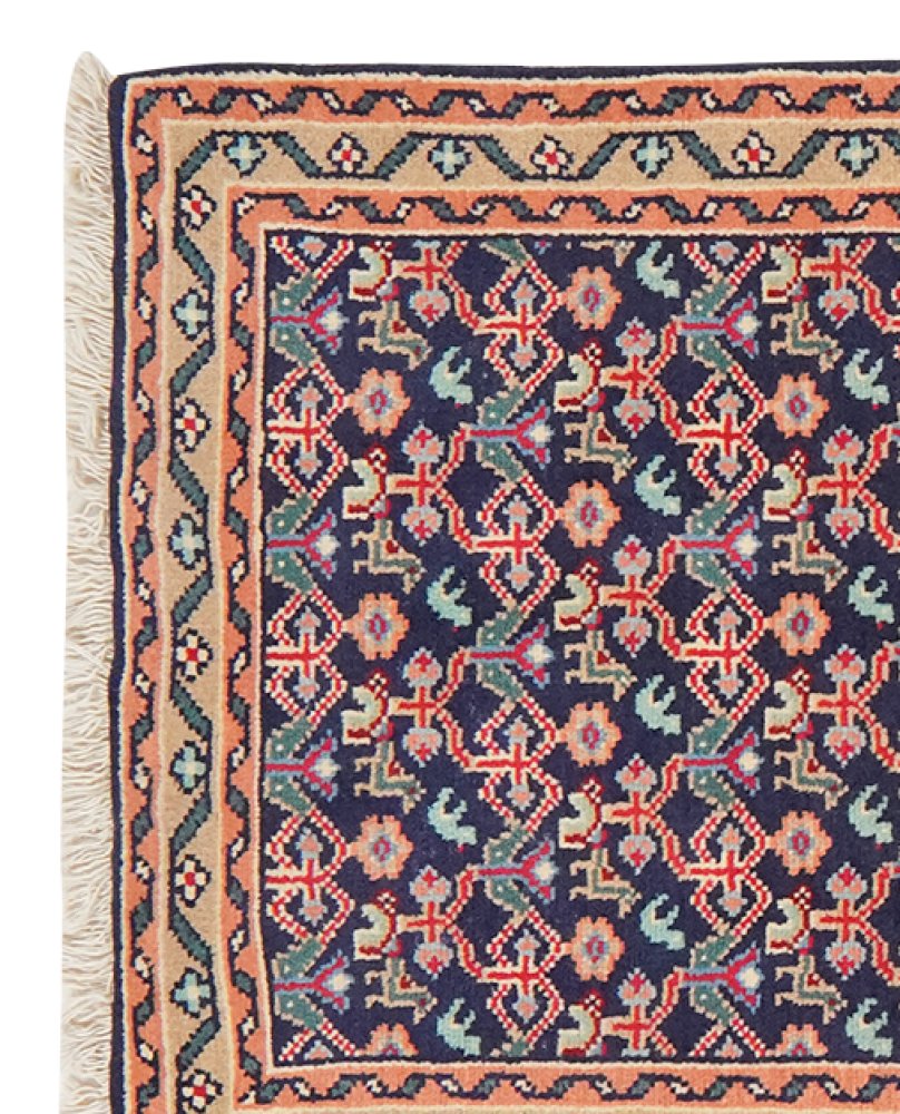 Assadabad — Hand-knotted, 71x237 cm, Blue, 100% Virgin Wool | View 3