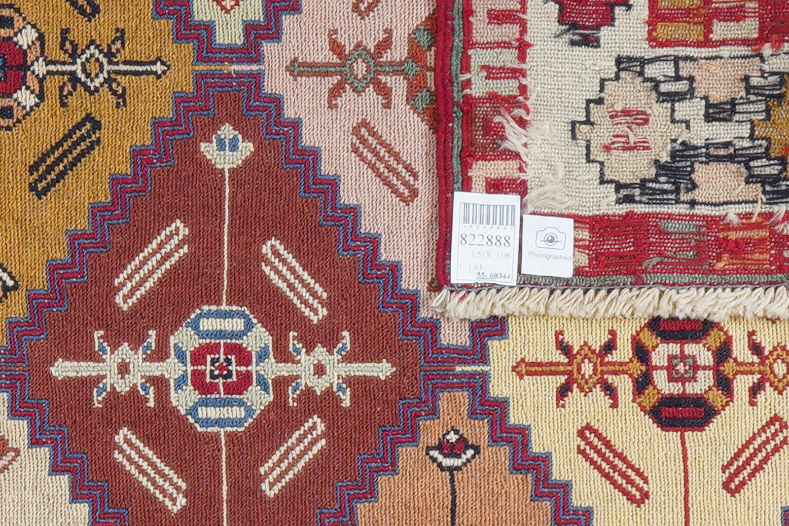 Sumak Shahsavan — Handmade, 108x151 cm, Multicolor, 100% Virgin Wool | View 5