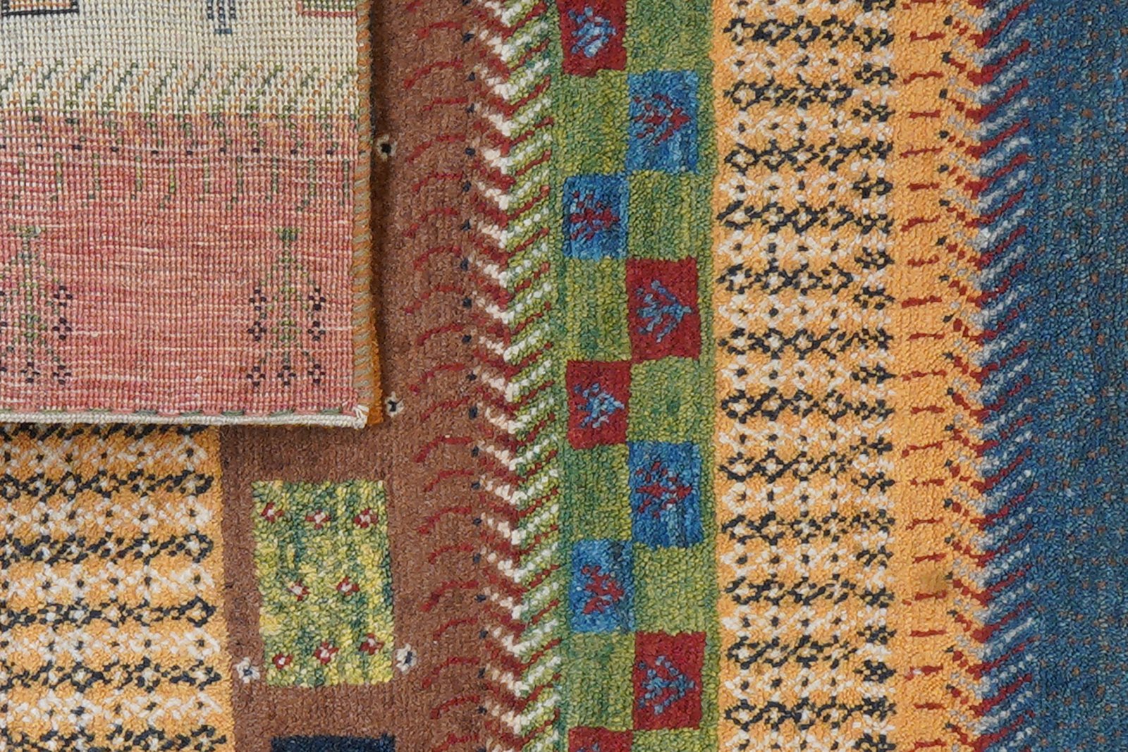 Gabbeh Sonnat — Hand-knotted, 61x97 cm, Multicolor, 100% Virgin Wool | View 6