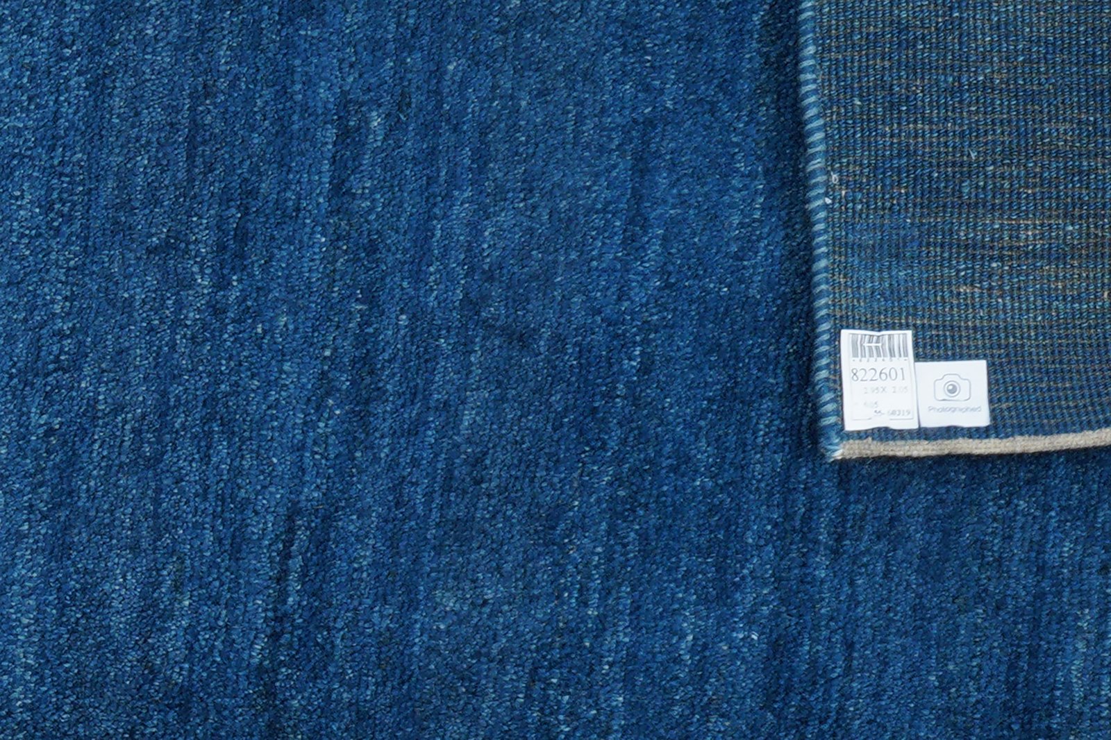 Gabbeh — Hand-knotted, 205x295 cm, Blue, 100% Virgin Wool | View 6