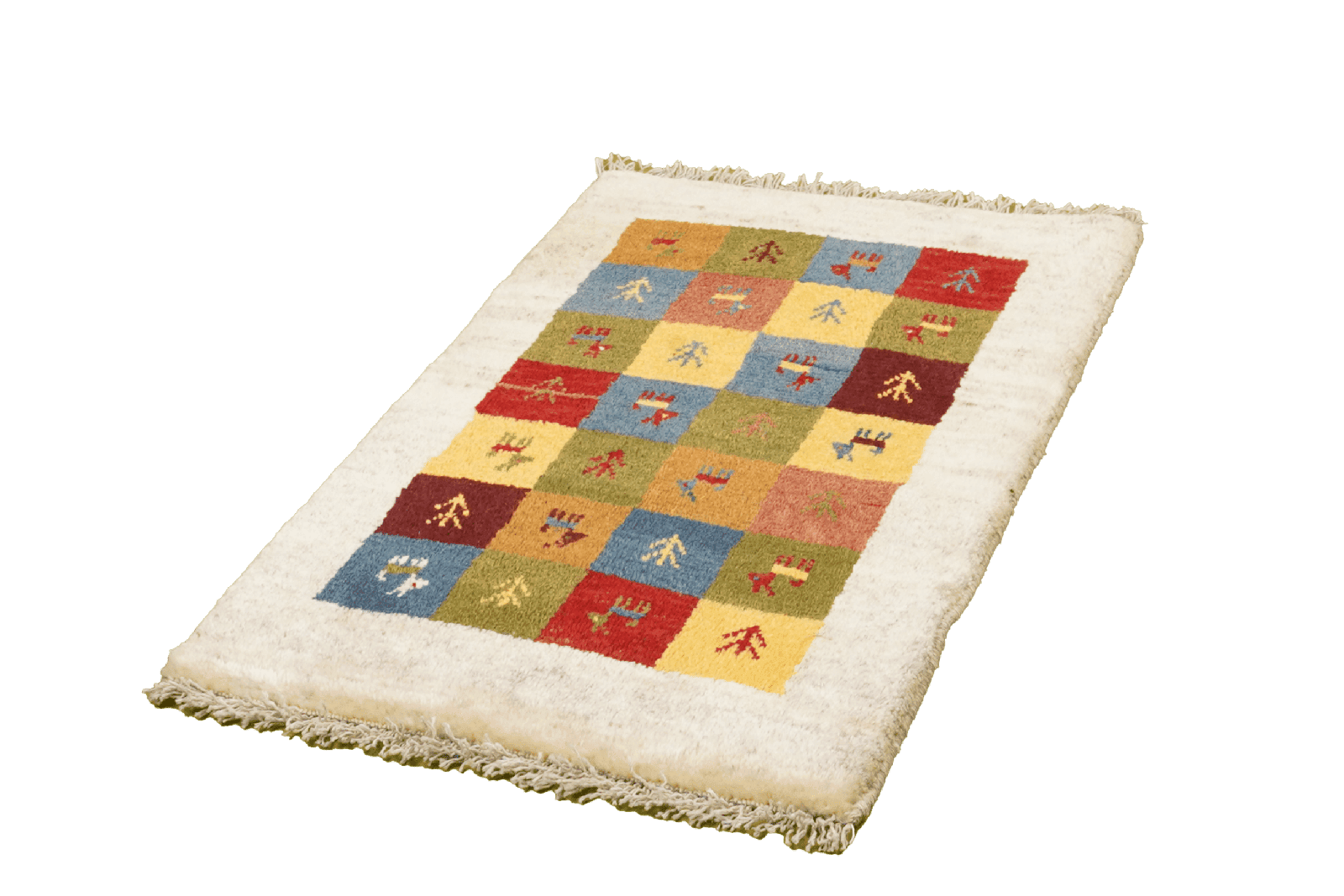 Gabbeh Sonnat — Hand-knotted, 61x90 cm, Multicolor, 100% Virgin Wool | View 5