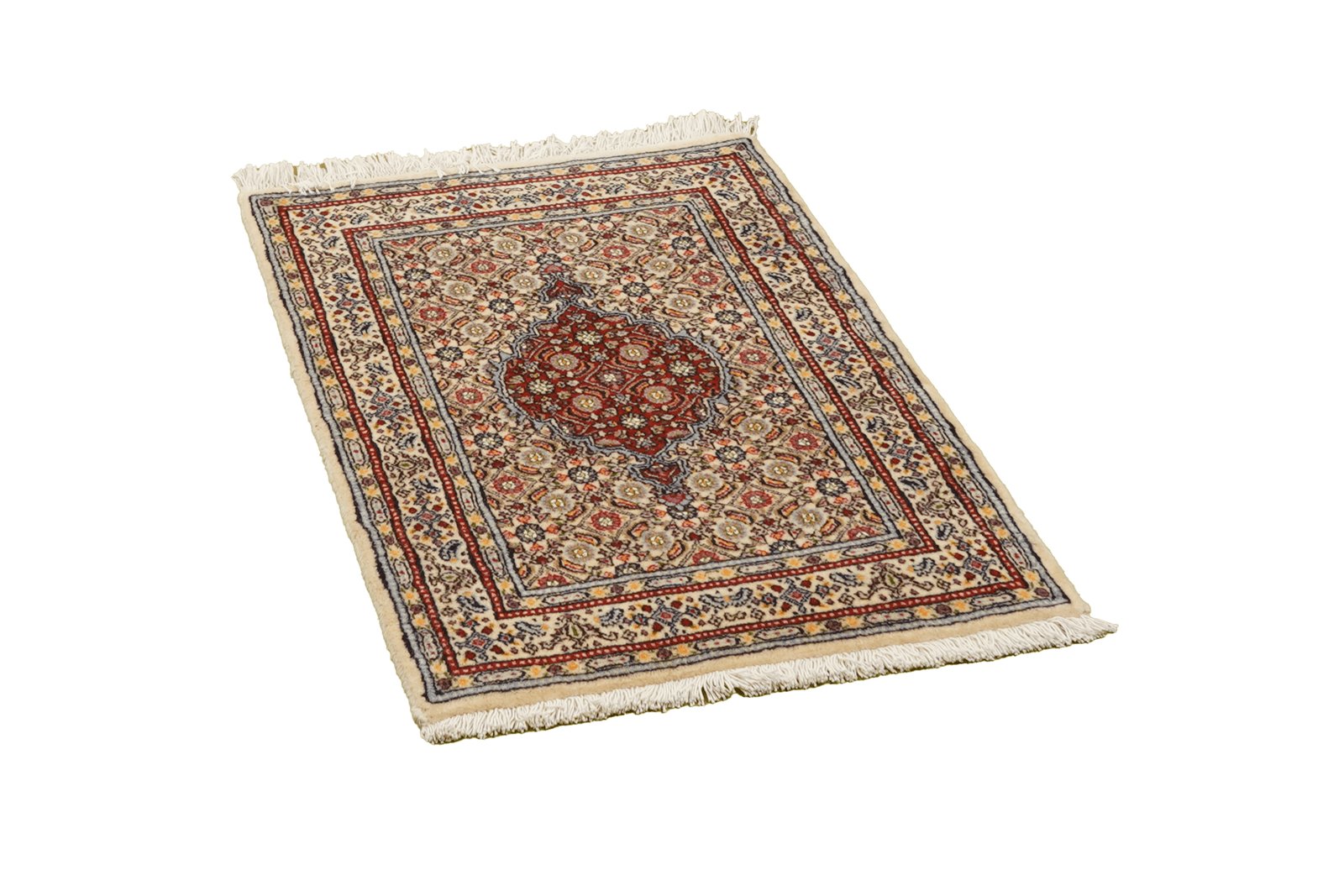 Moud Mahi — Hand-knotted, 58x87 cm, Beige, 100% Virgin Wool | View 4