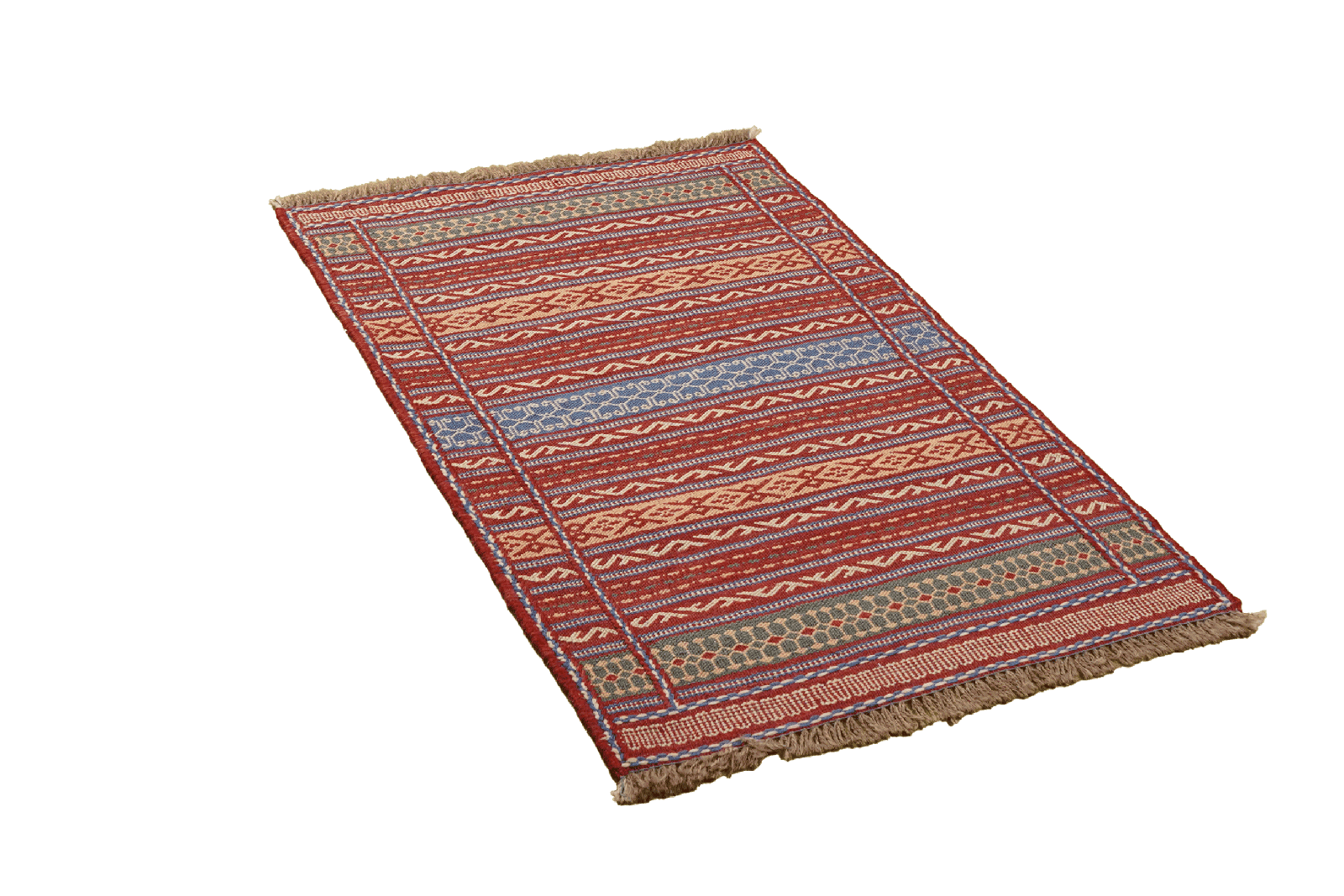 Kelim Kordi — Handmade, 64x97 cm, Multicolor, 100% Virgin Wool | View 4