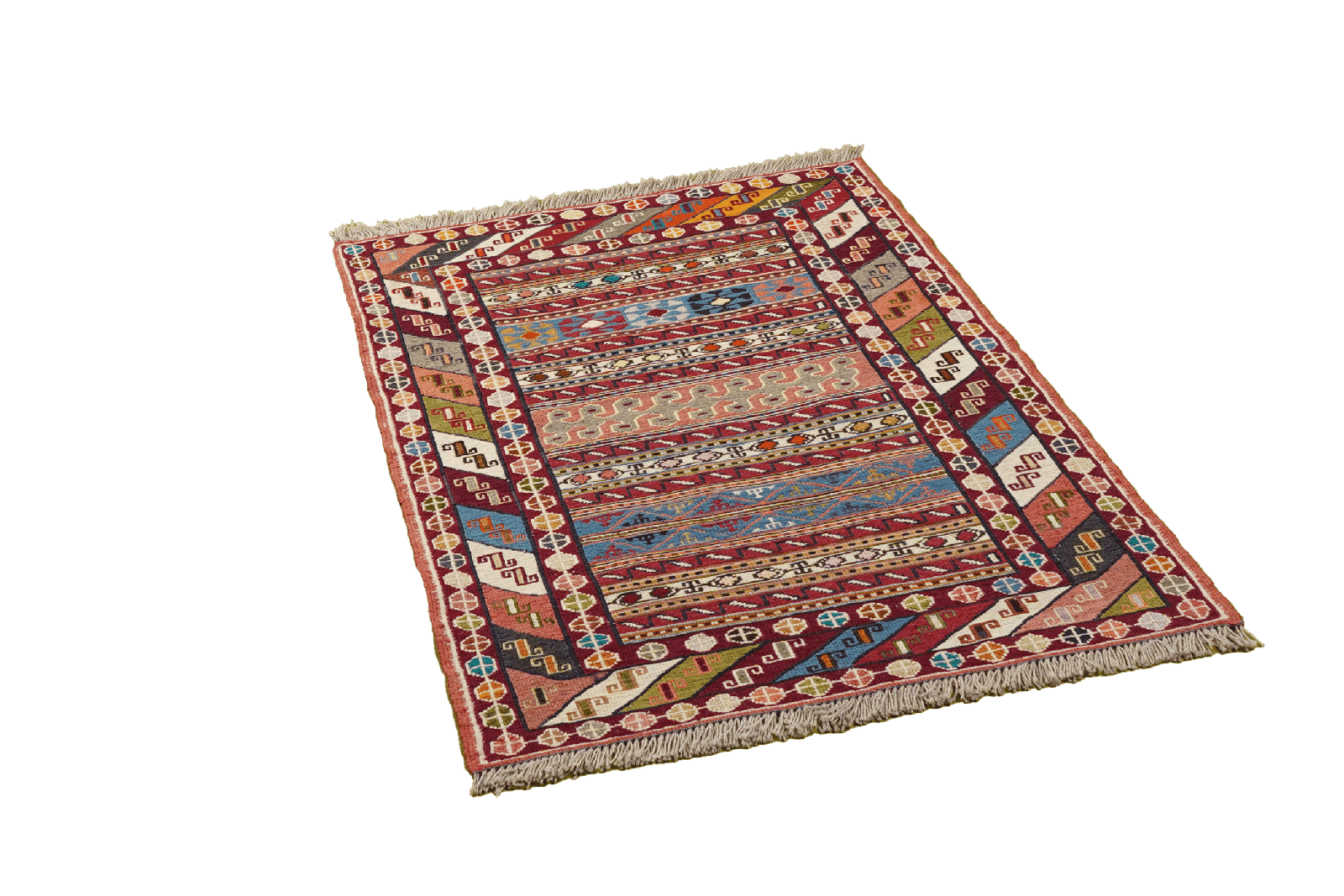 Sumak Shahsavan — Handmade, 69x97 cm, Multicolor, 100% Virgin Wool | View 4