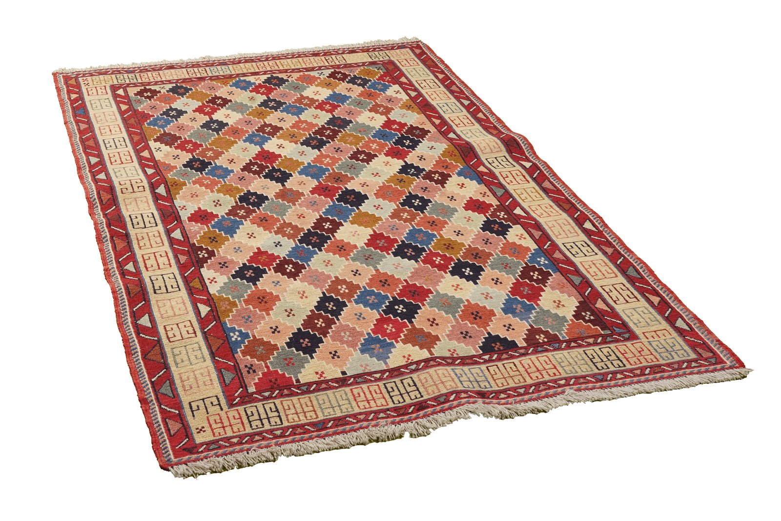 Sumak Shahsavan — Handmade, 102x143 cm, Multicolor, 100% Virgin Wool | View 4