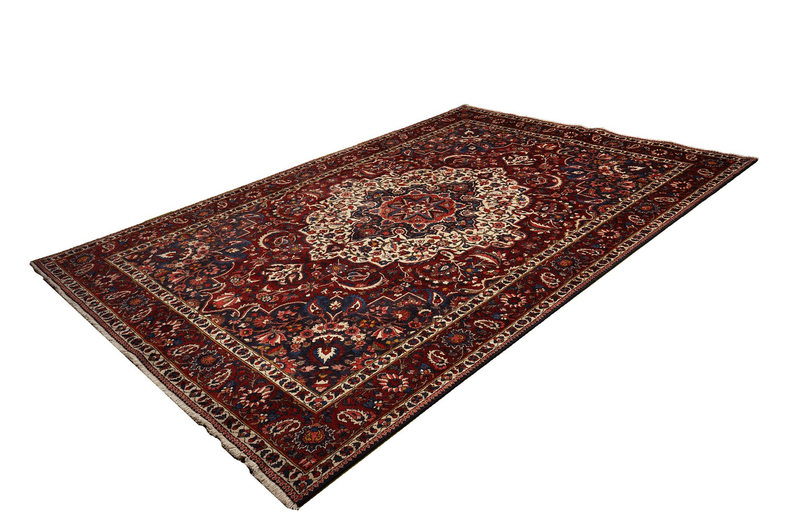 Bakhtiar — Hand-knotted, 211x315 cm, Red, 100% Virgin Wool | View 4