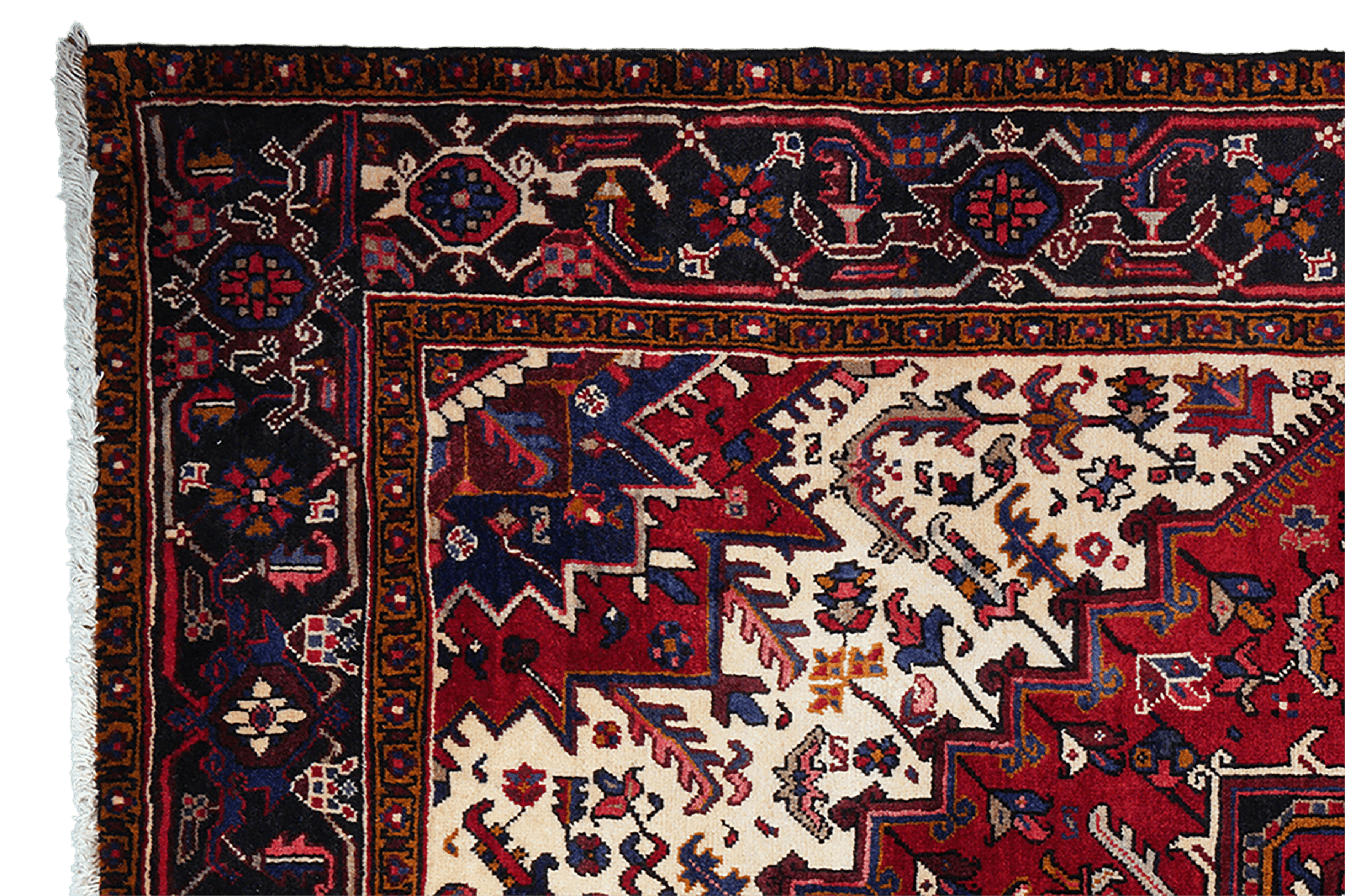 Mehrewan — Hand-knotted, 208x298 cm, Red, 100% Virgin Wool | View 3