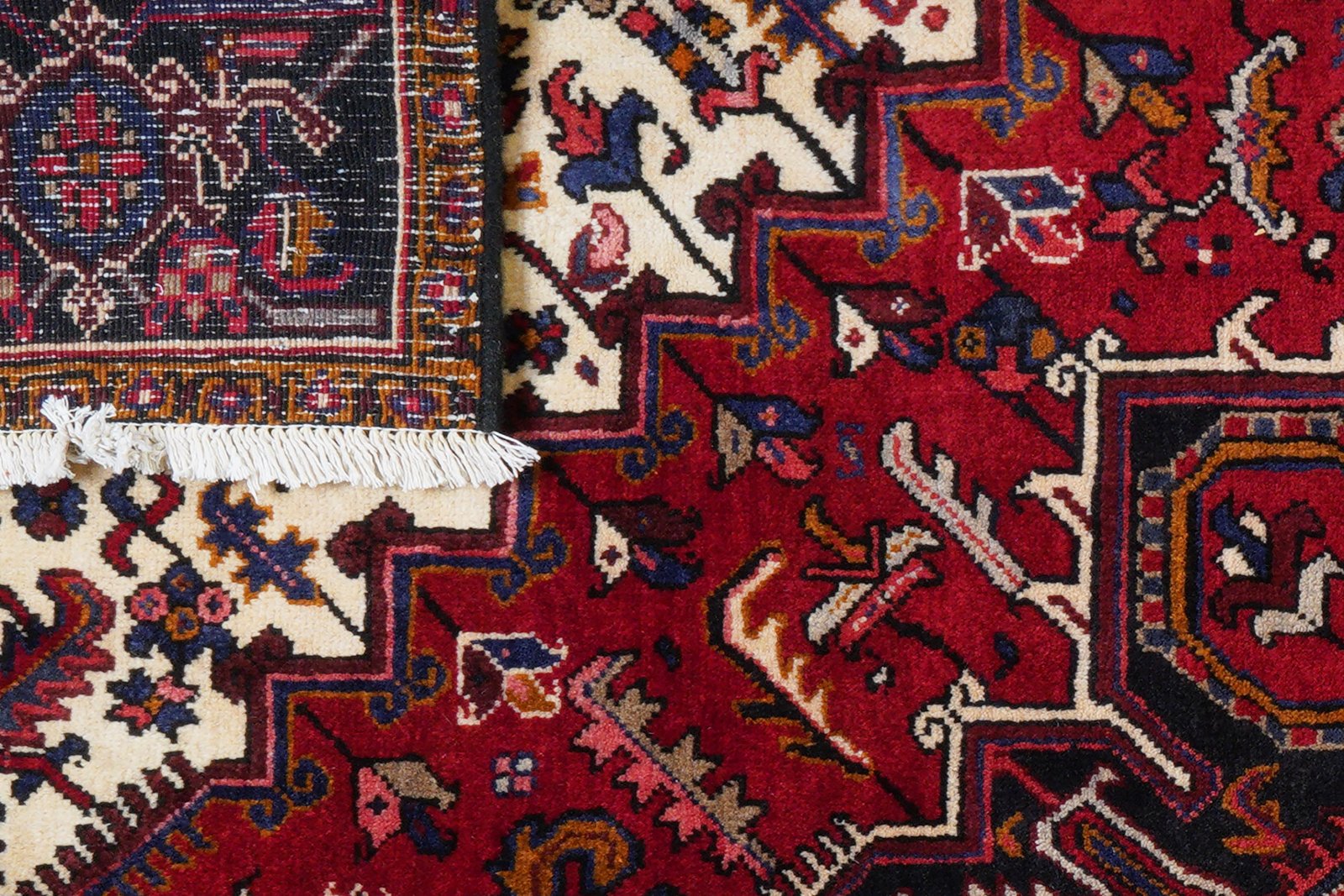 Mehrewan — Hand-knotted, 208x298 cm, Red, 100% Virgin Wool | View 8