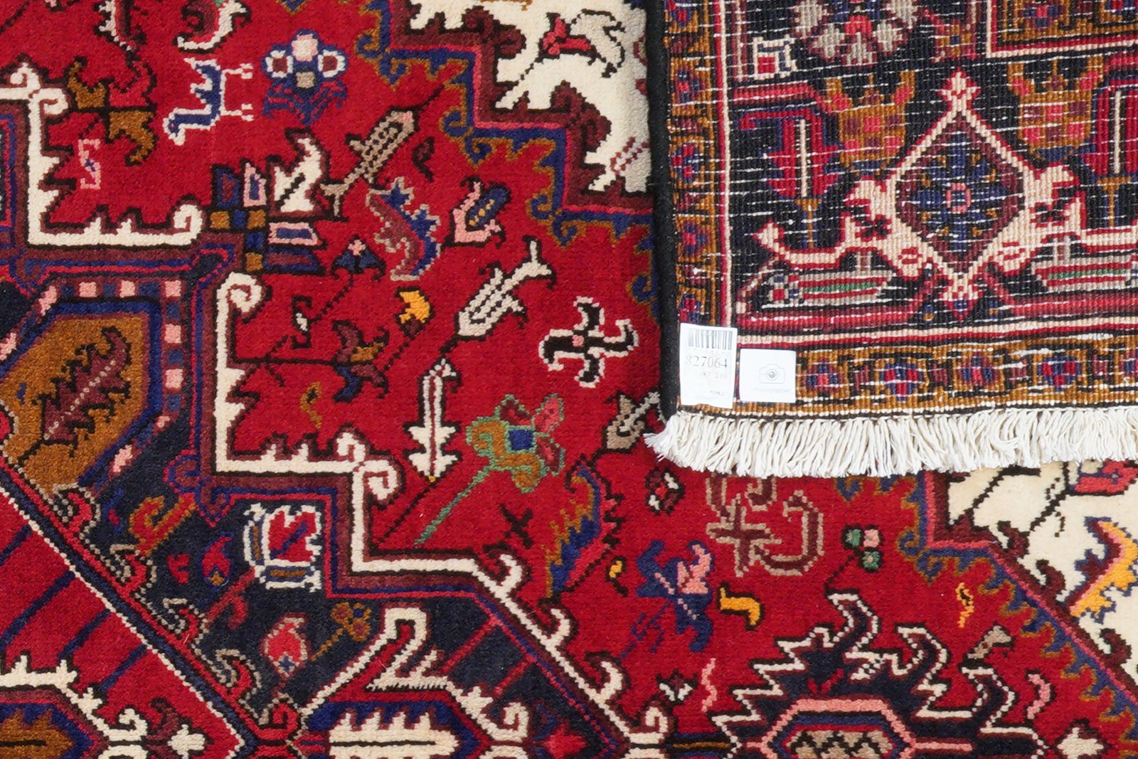 Mehrewan — Hand-knotted, 204x288 cm, Red, 100% Virgin Wool | View 6