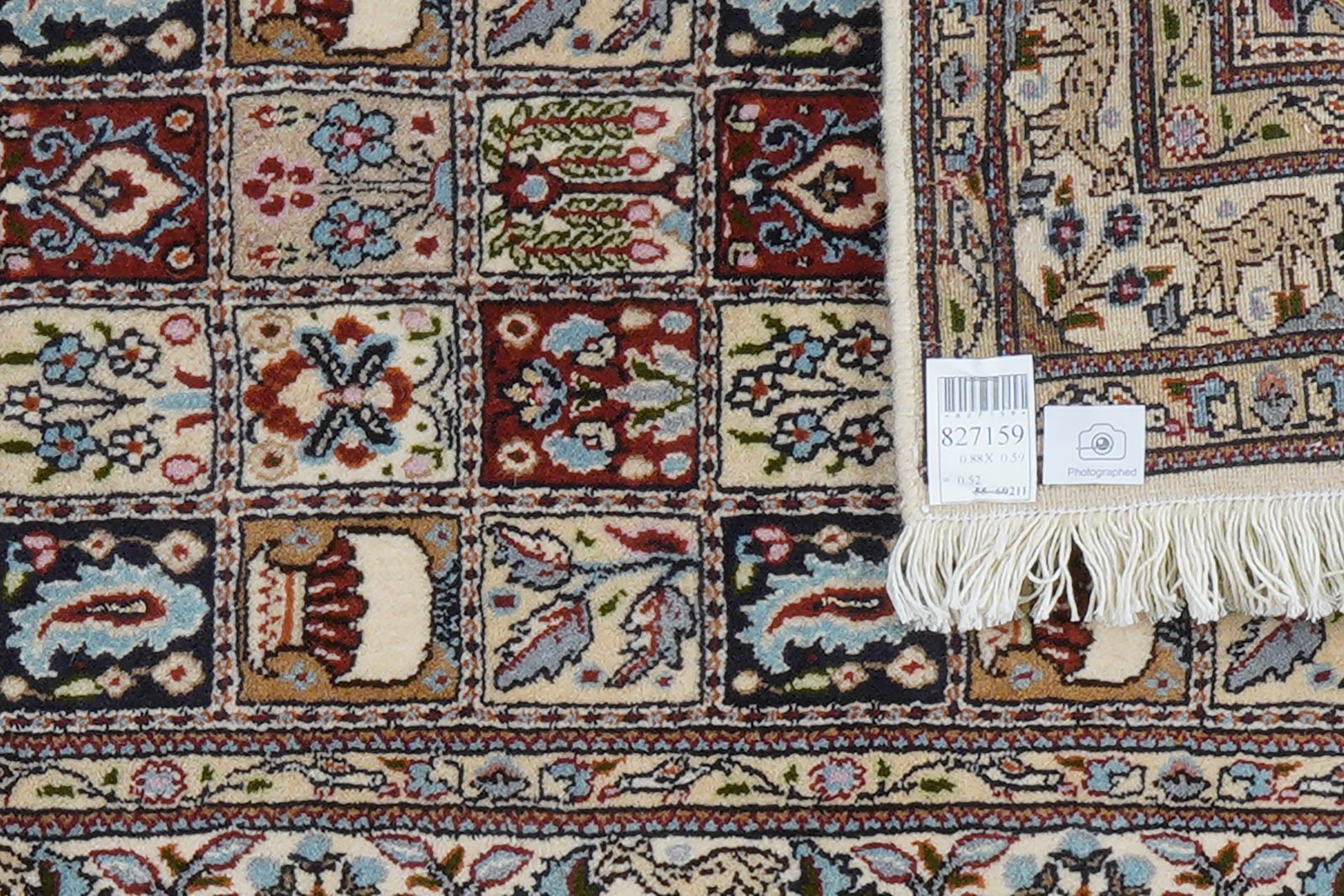 Moud Felder — Hand-knotted, 59x88 cm, Multicolor, 100% Virgin Wool | View 6