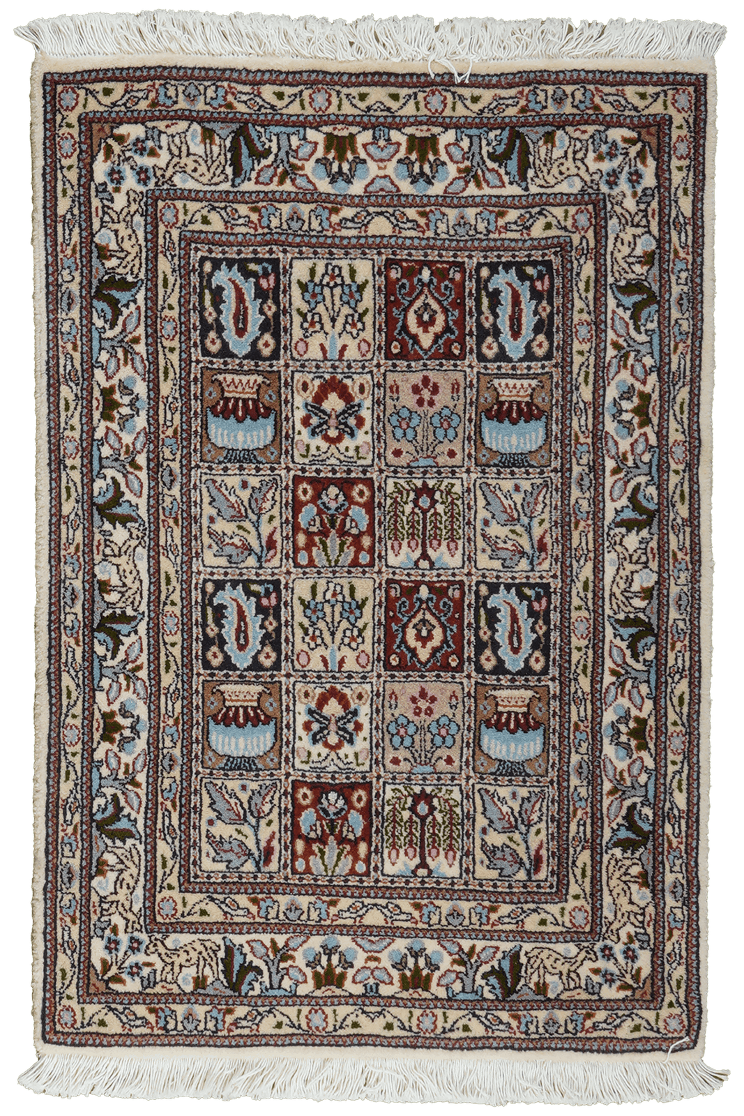 Moud Felder — Hand-knotted, 59x88 cm, Multicolor, 100% Virgin Wool | Main view