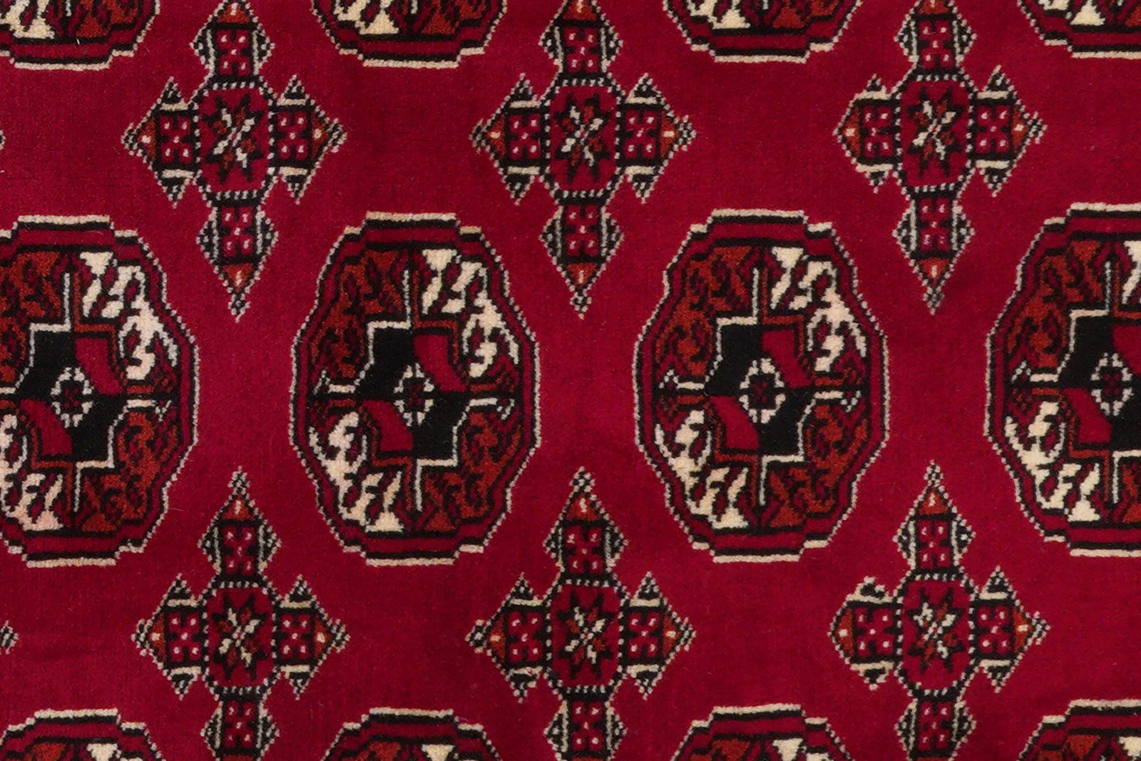 Turkman — Hand-knotted, 198x282 cm, Red, 100% Virgin Wool | View 7