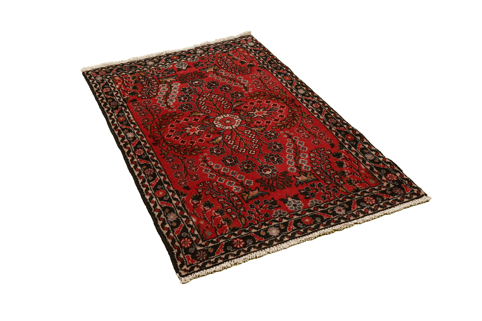 Dardjazin — Hand-knotted, 77x125 cm, Red, 100% Virgin Wool | View 4