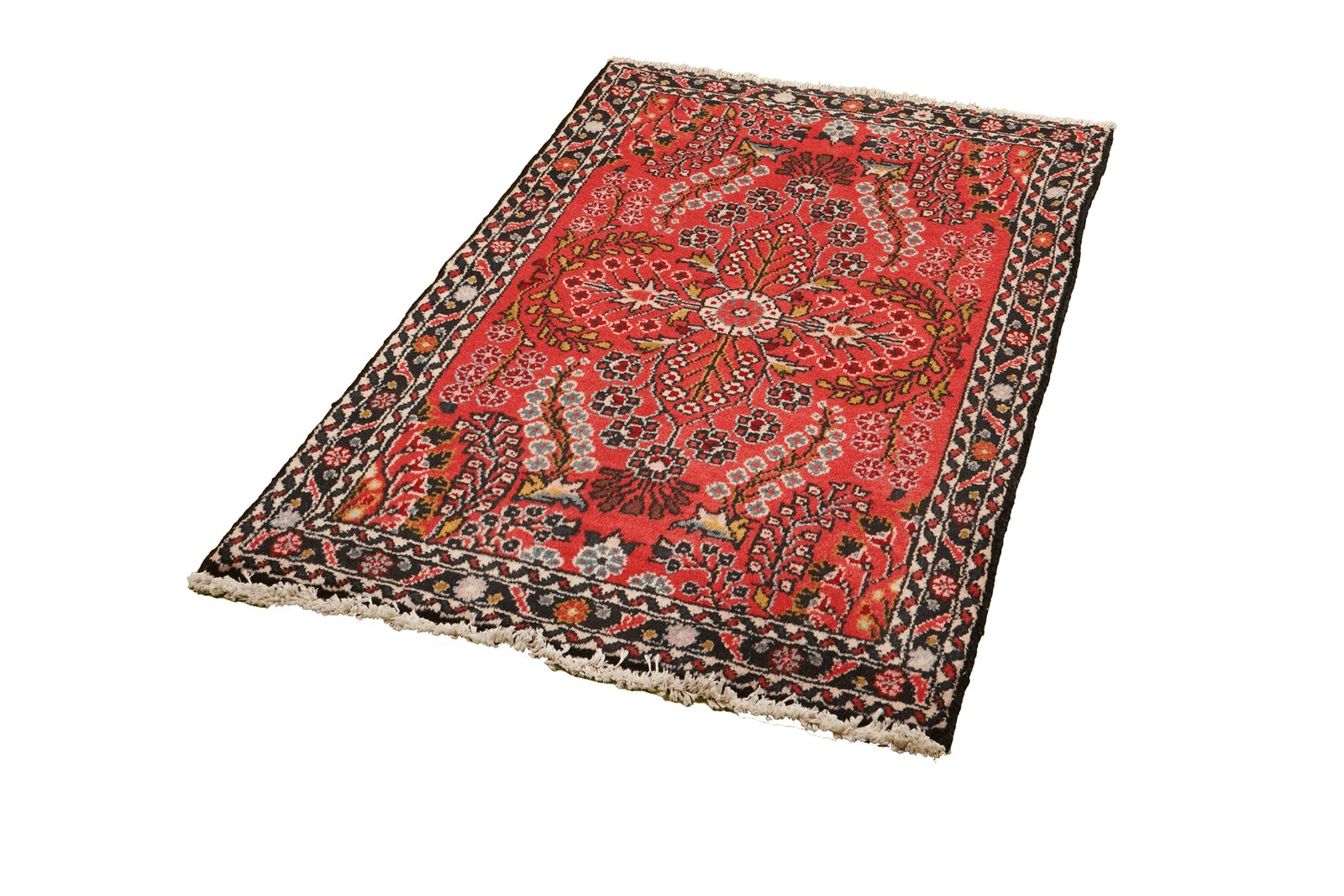 Dardjazin — Hand-knotted, 77x125 cm, Red, 100% Virgin Wool | View 5