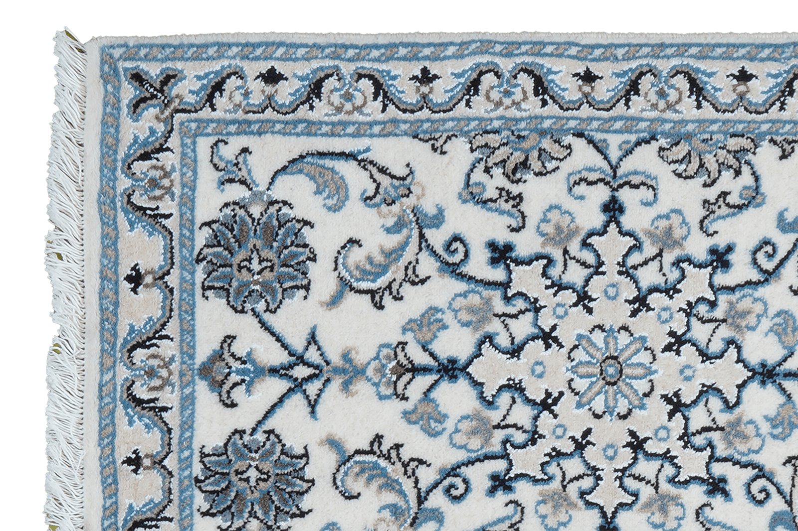 Nain 12La — Hand-knotted, 61x93 cm, Multicolor, 100% Virgin Wool | View 3