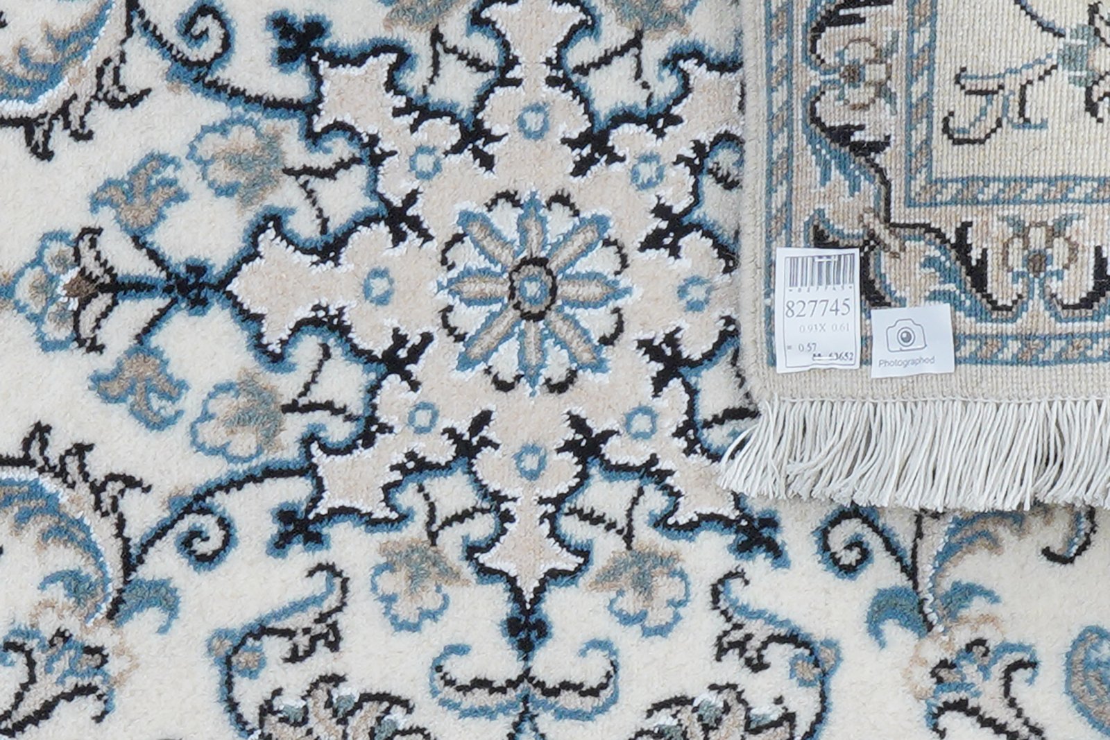 Nain 12La — Hand-knotted, 61x93 cm, Multicolor, 100% Virgin Wool | View 6