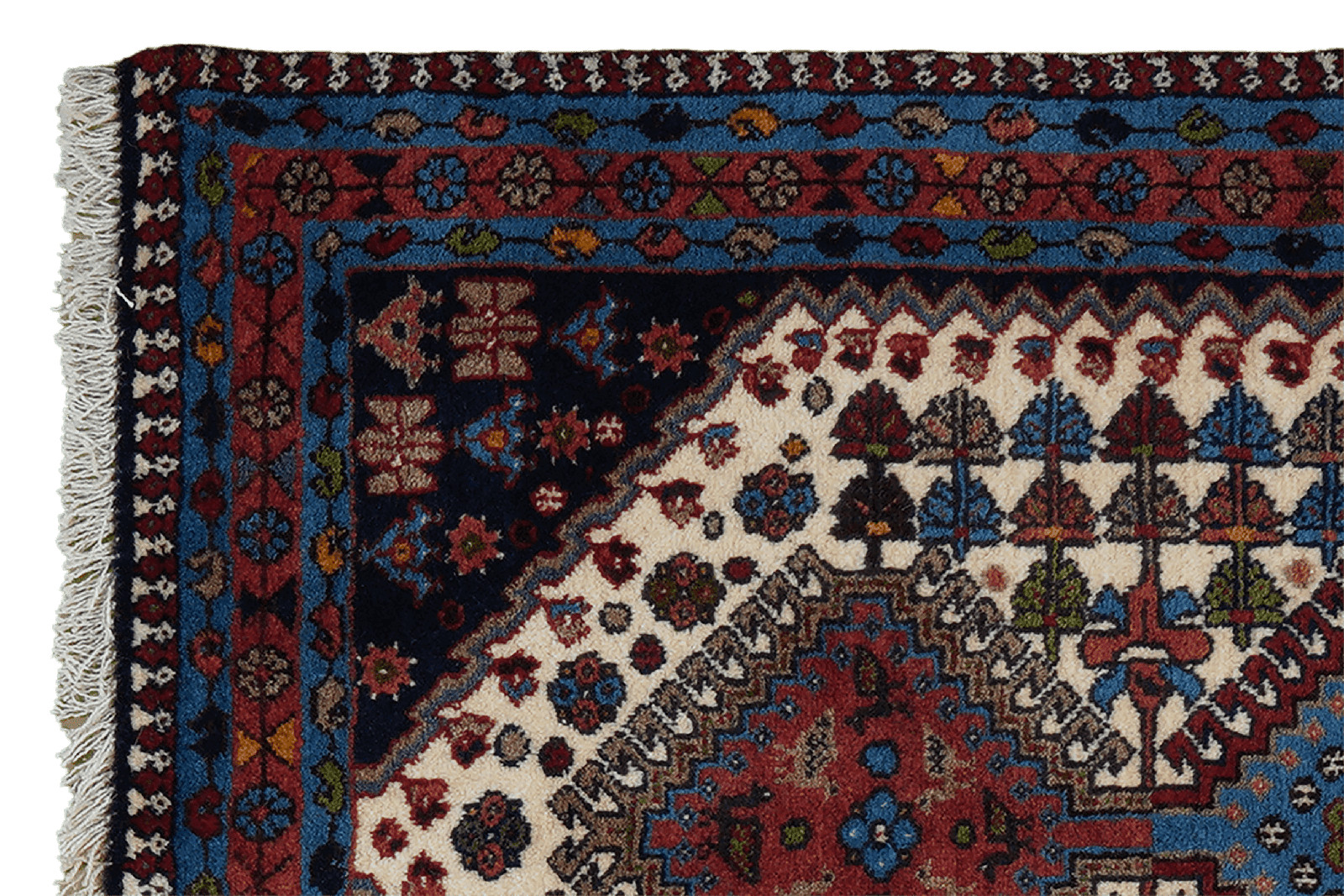 Yalameh — Hand-knotted, 81x127 cm, Multicolor, 100% Virgin Wool | View 3