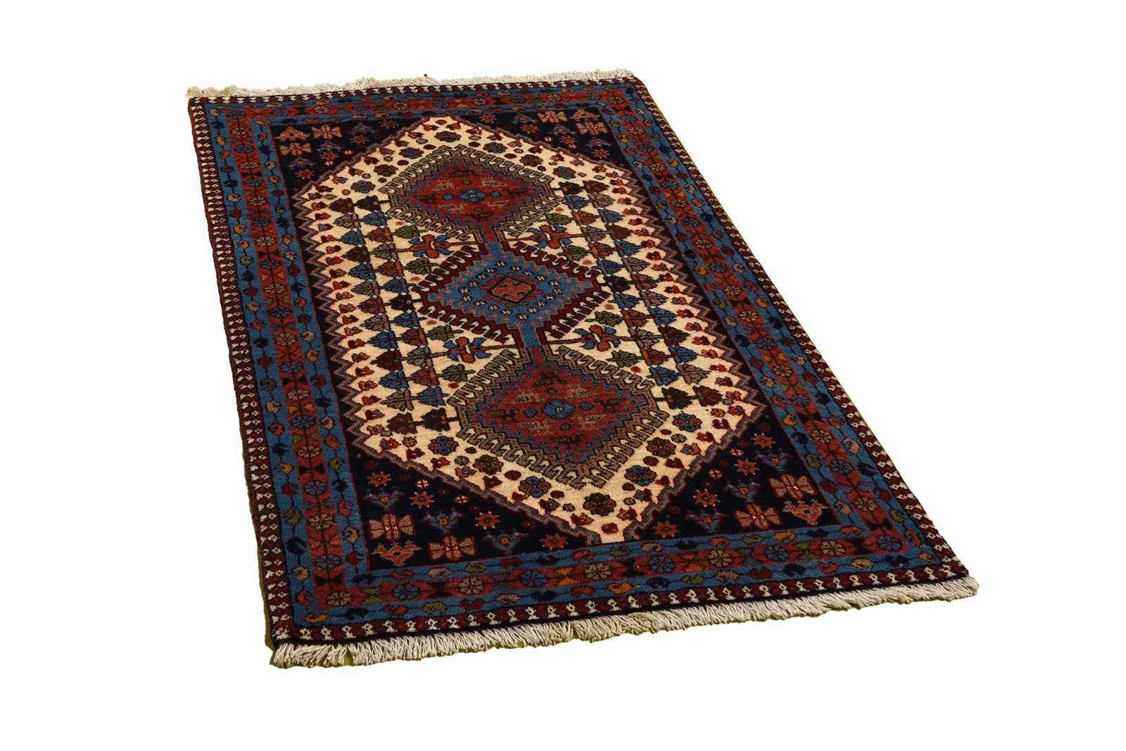 Yalameh — Hand-knotted, 81x127 cm, Multicolor, 100% Virgin Wool | View 4