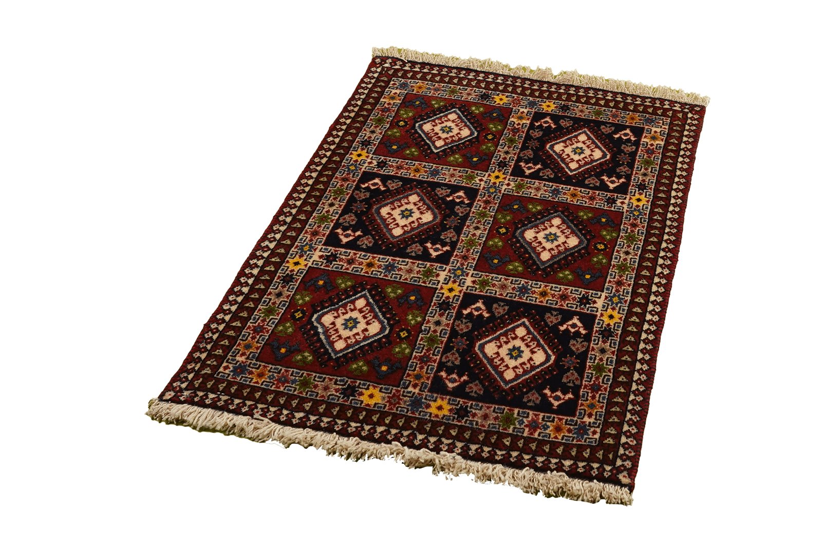 Yalameh — Hand-knotted, 60x93 cm, Multicolor, 100% Virgin Wool | View 4