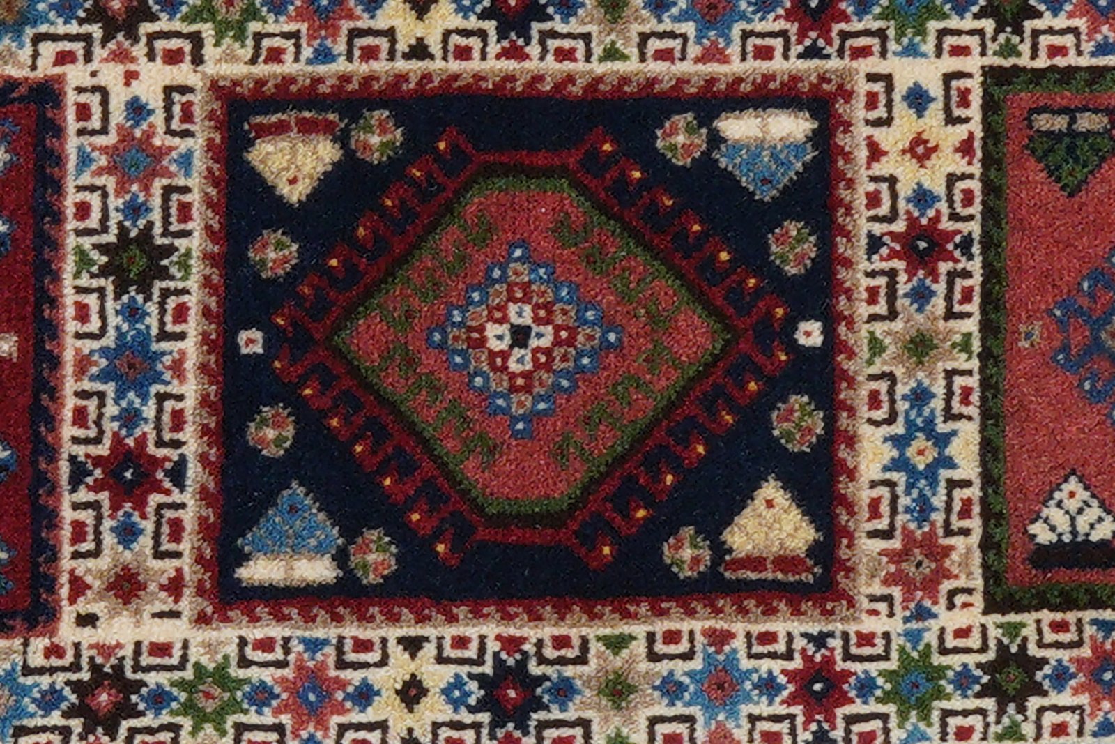 Yalameh — Hand-knotted, 62x96 cm, Multicolor, 100% Virgin Wool | View 7