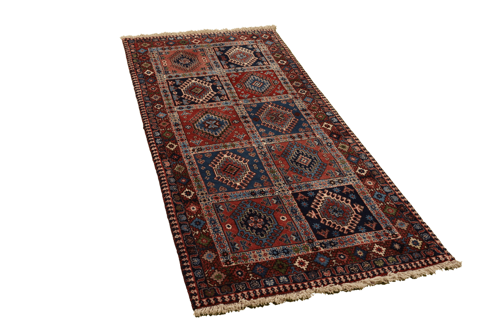 Yalameh — Hand-knotted, 80x187 cm, Multicolor, 100% Virgin Wool | View 4