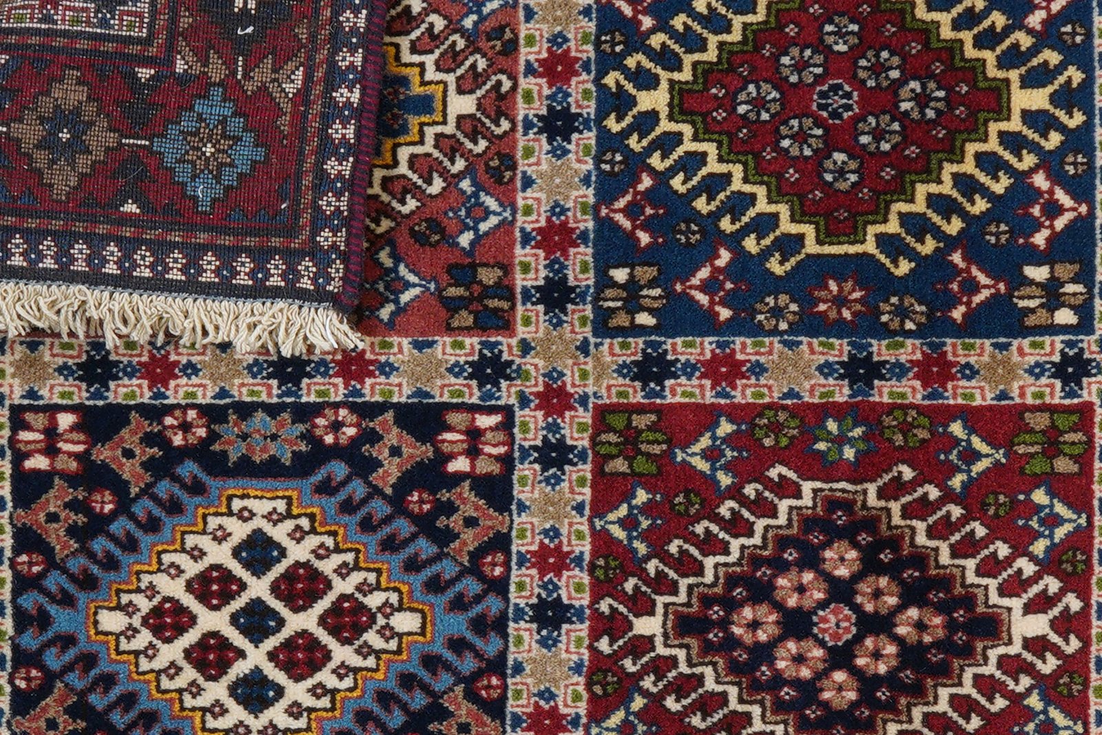 Yalameh — Hand-knotted, 100x152 cm, Multicolor, 100% Virgin Wool | View 8