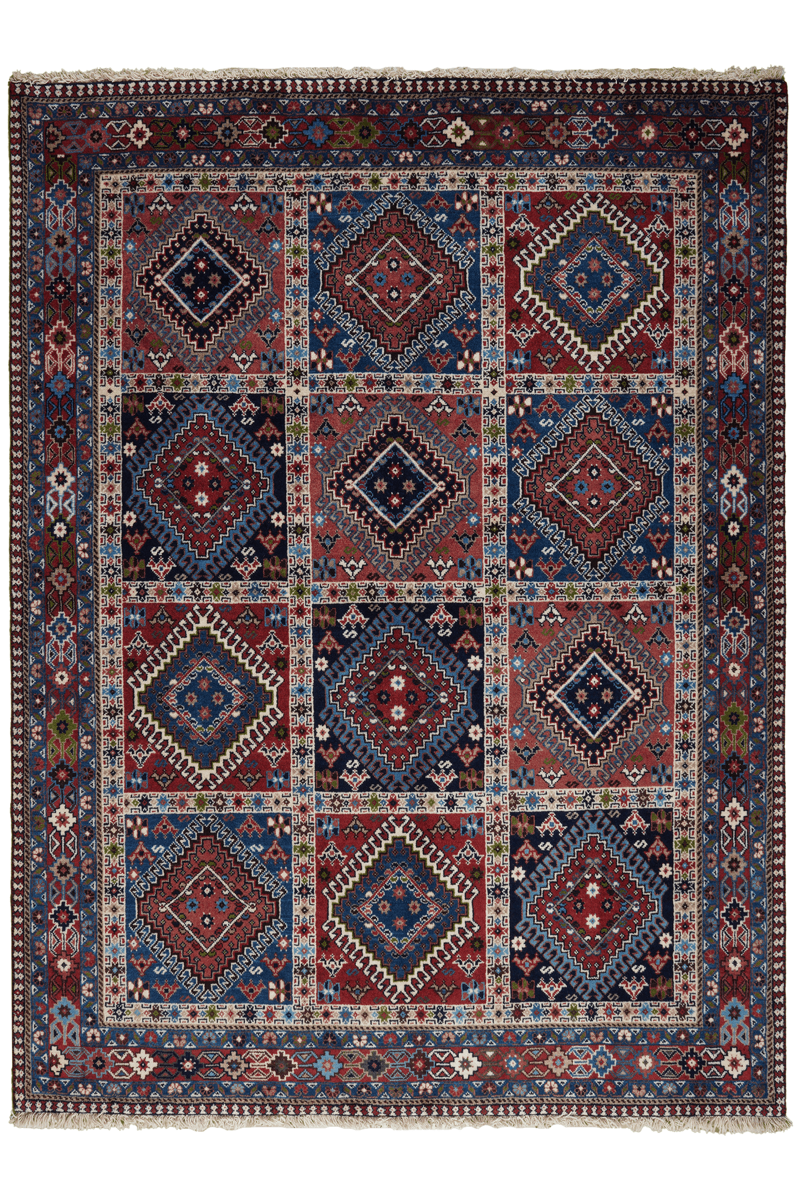 Yalameh — Hand-knotted, 149x201 cm, Multicolor, 100% Virgin Wool | Main view