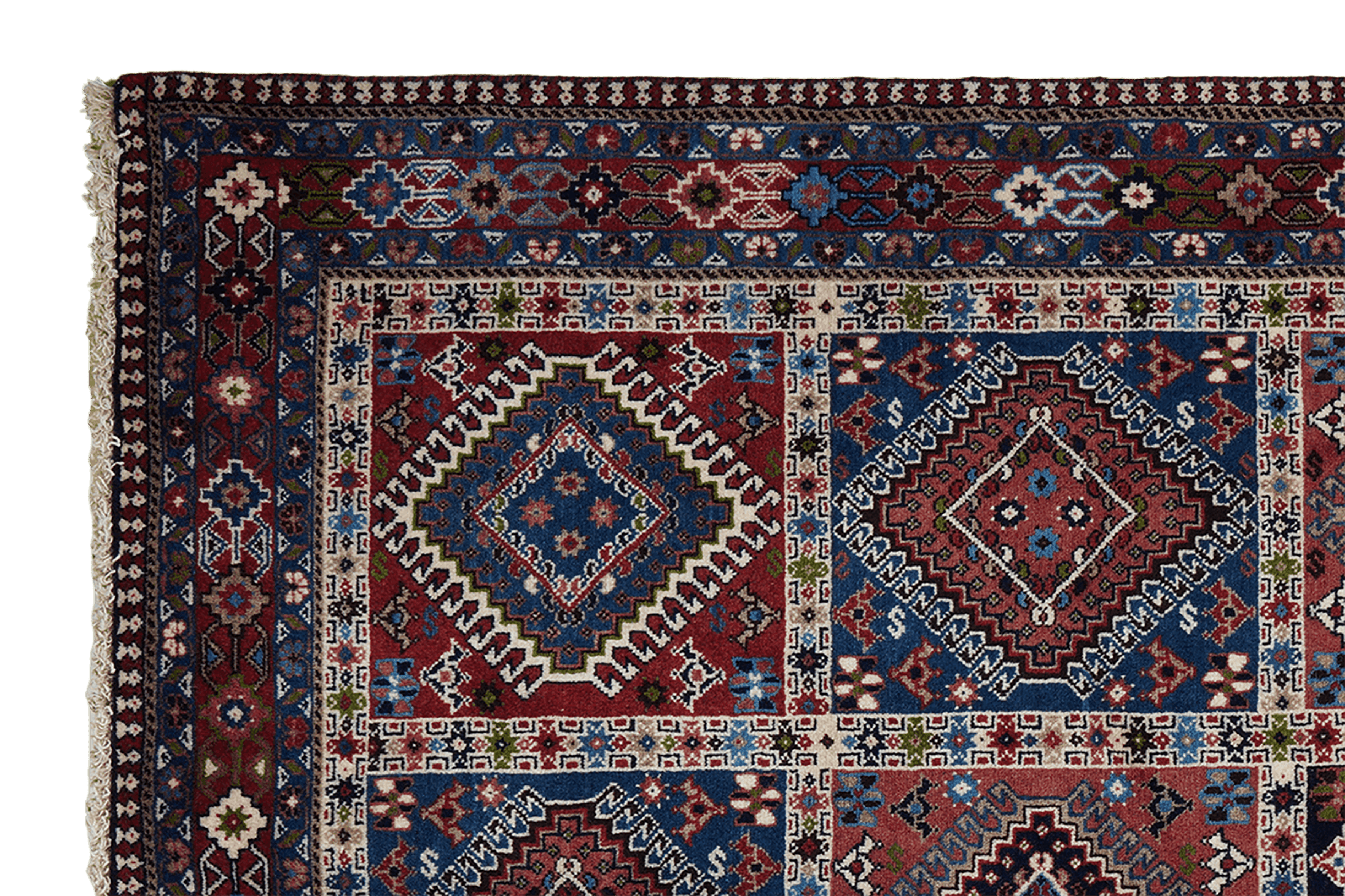 Yalameh — Hand-knotted, 149x201 cm, Multicolor, 100% Virgin Wool | View 3