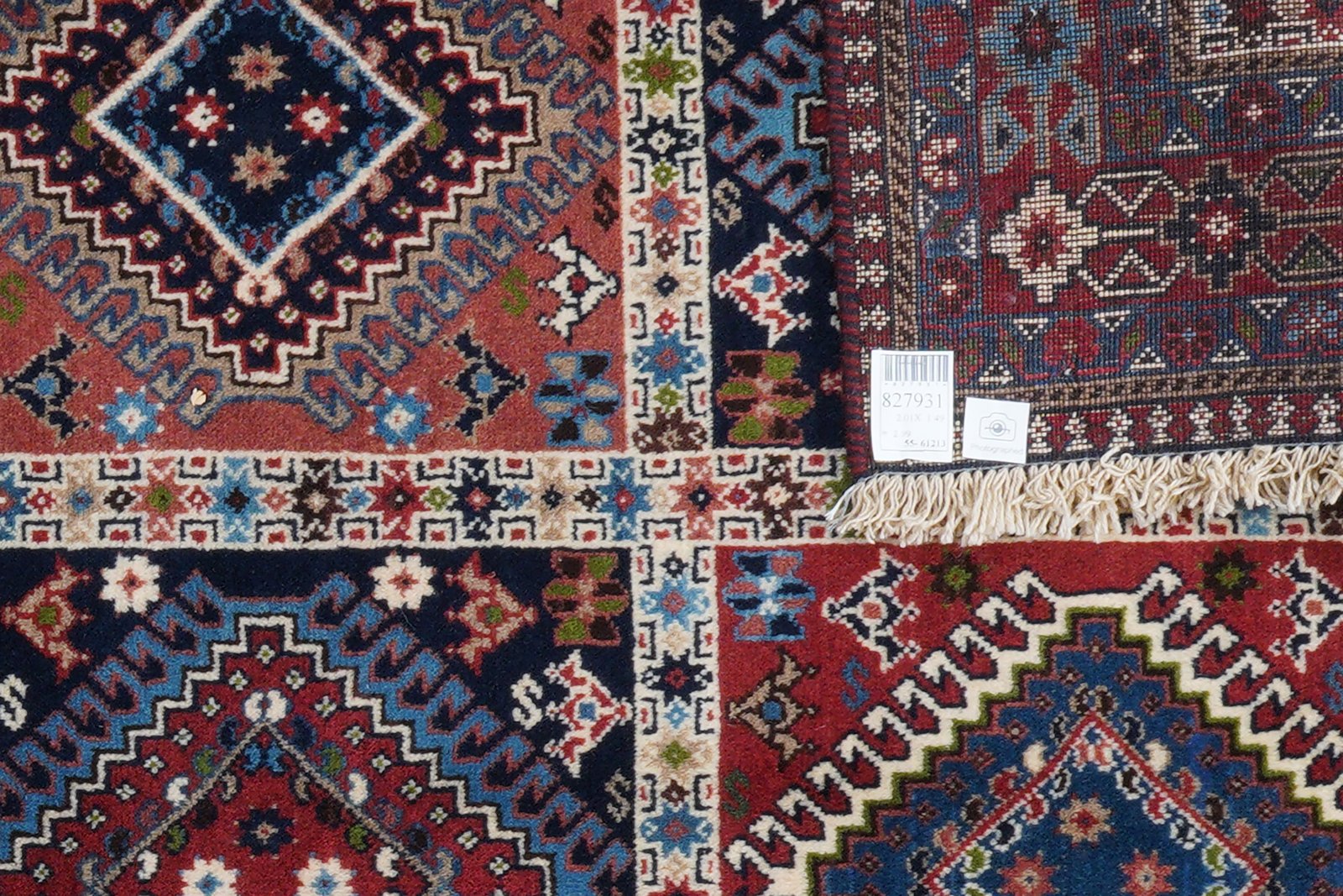 Yalameh — Hand-knotted, 149x201 cm, Multicolor, 100% Virgin Wool | View 6