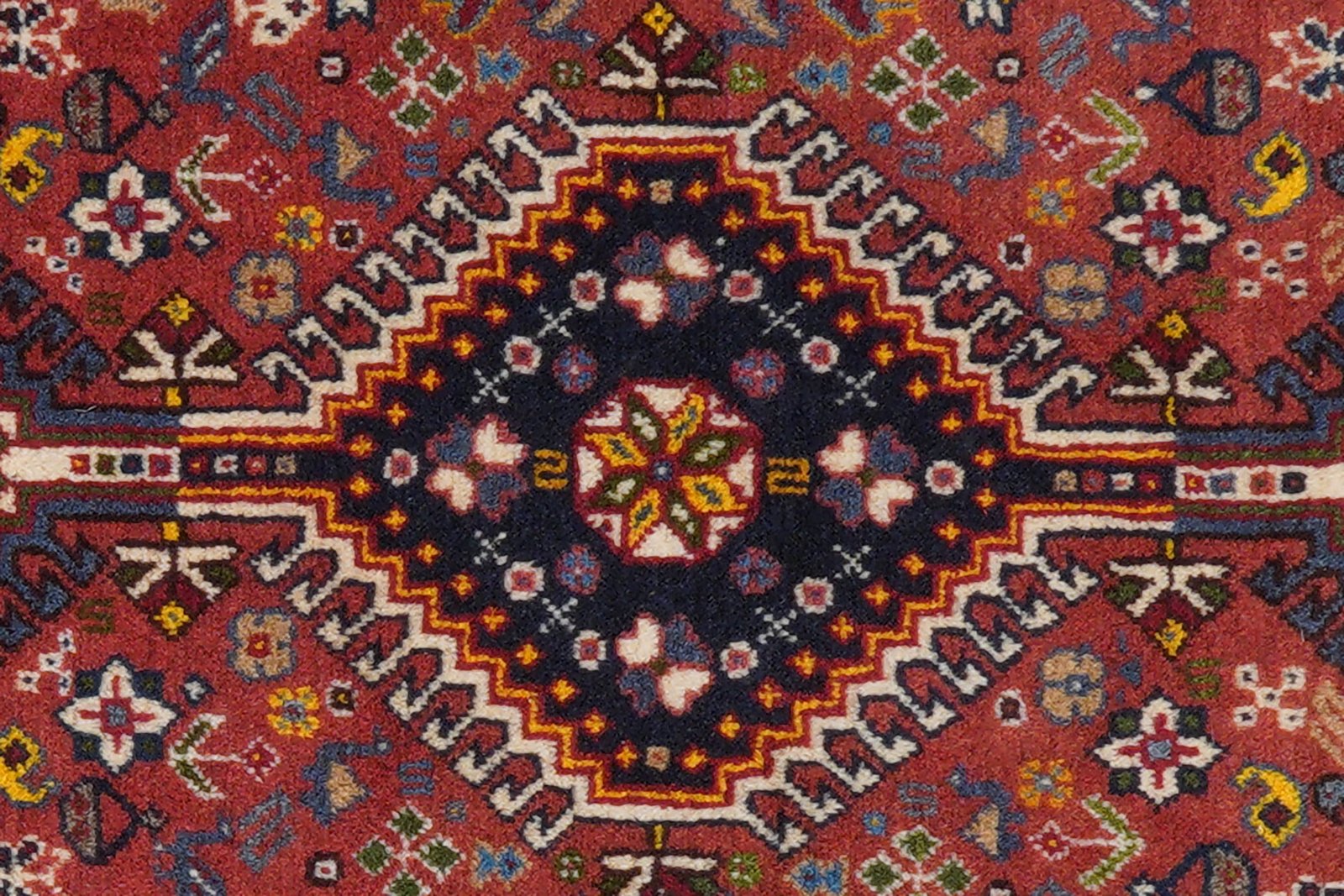 Yalameh — Hand-knotted, 100x151 cm, Red, 100% Virgin Wool | View 7