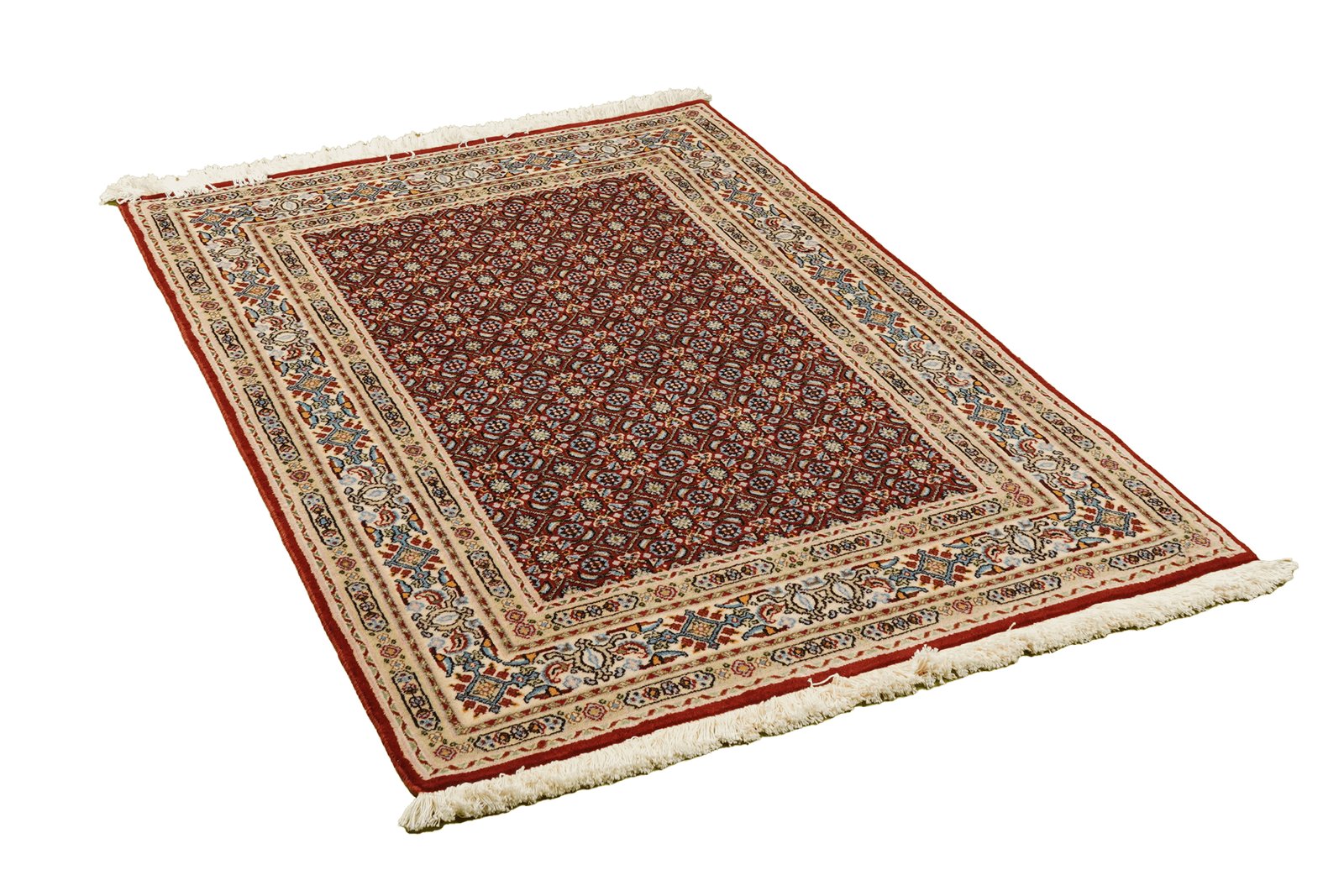 Moud Mahi — Hand-knotted, 98x142 cm, Red, 100% Virgin Wool | View 4