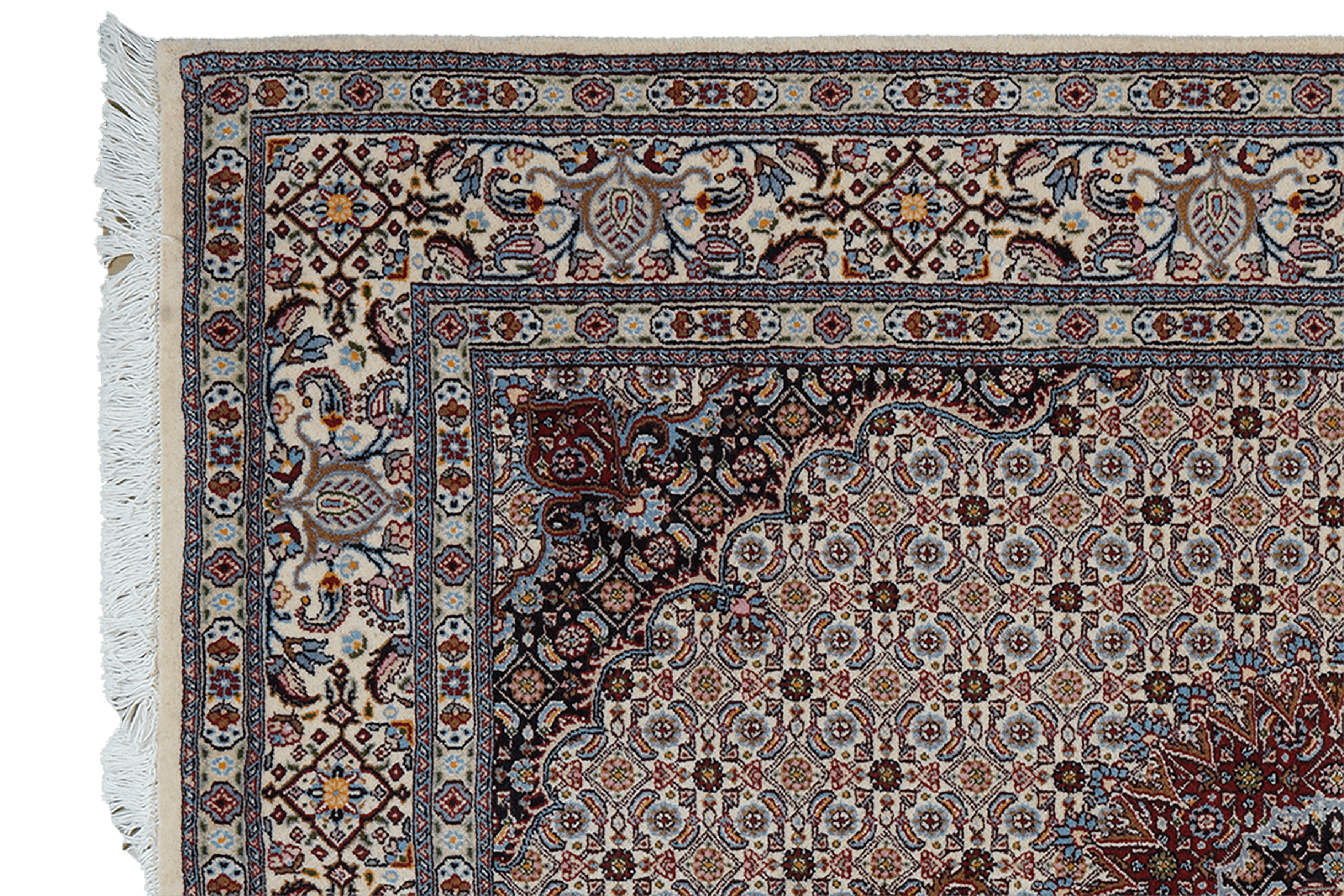 Moud Mahi — Hand-knotted, 151x198 cm, Brown, 100% Virgin Wool | View 3