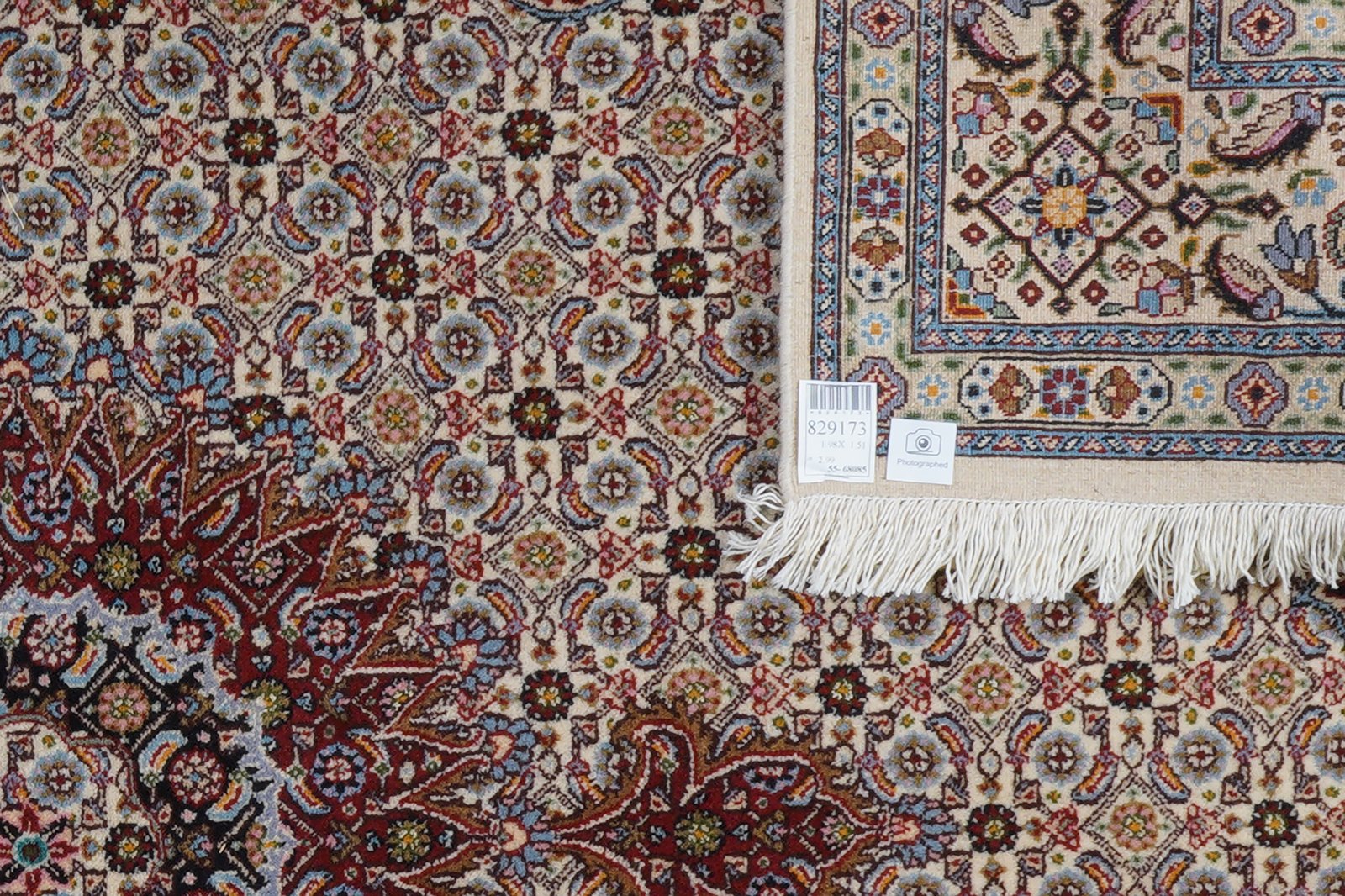 Moud Mahi — Hand-knotted, 151x198 cm, Brown, 100% Virgin Wool | View 6