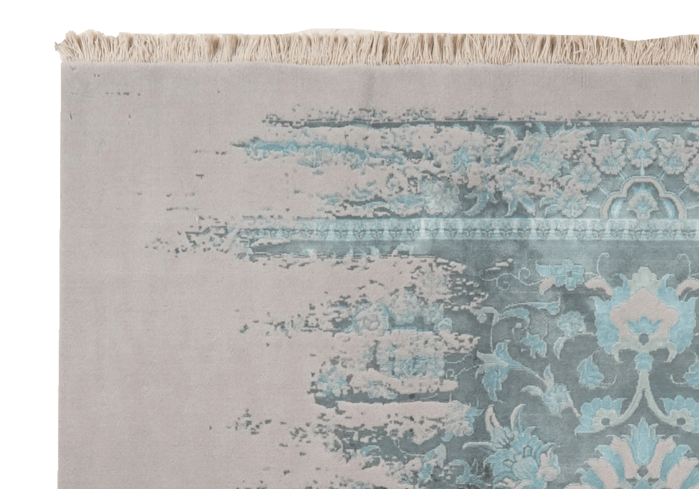 Paradayda — Hand-knotted, 203x293 cm, Blue, 60% Viskose, 40% Baumwolle | View 3