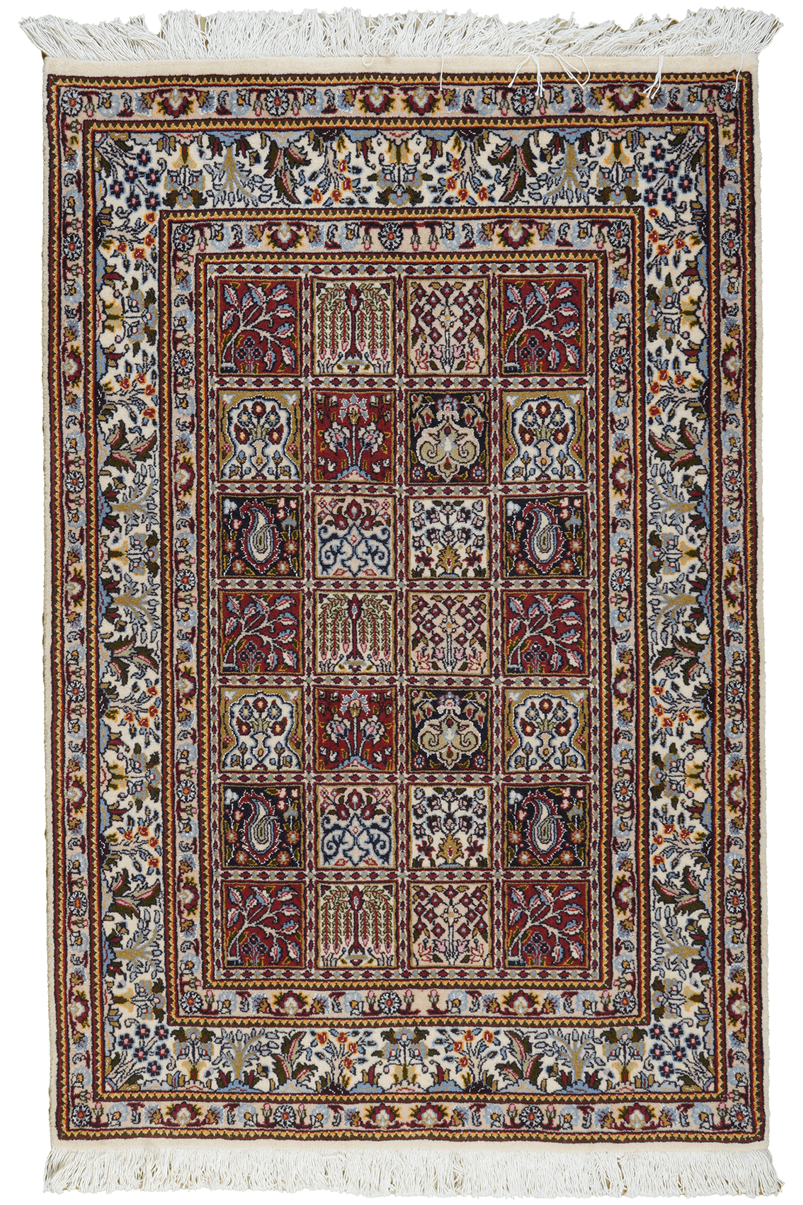 Moud Felder — Handgefertigt, 146x96 cm, Beige, 100% Virgin Wool | Main view