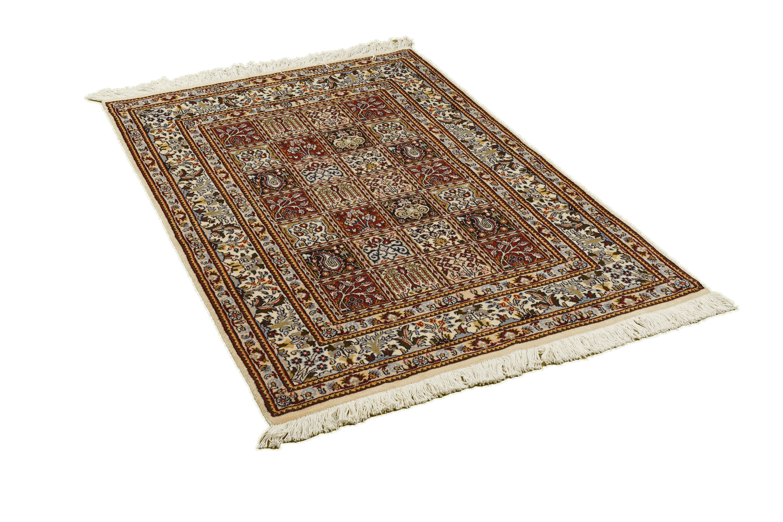 Moud Felder — Handgefertigt, 146x96 cm, Beige, 100% Virgin Wool | View 5