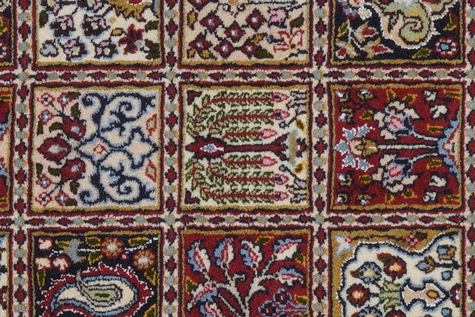 Moud Felder — Handgefertigt, 146x96 cm, Beige, 100% Virgin Wool | View 8