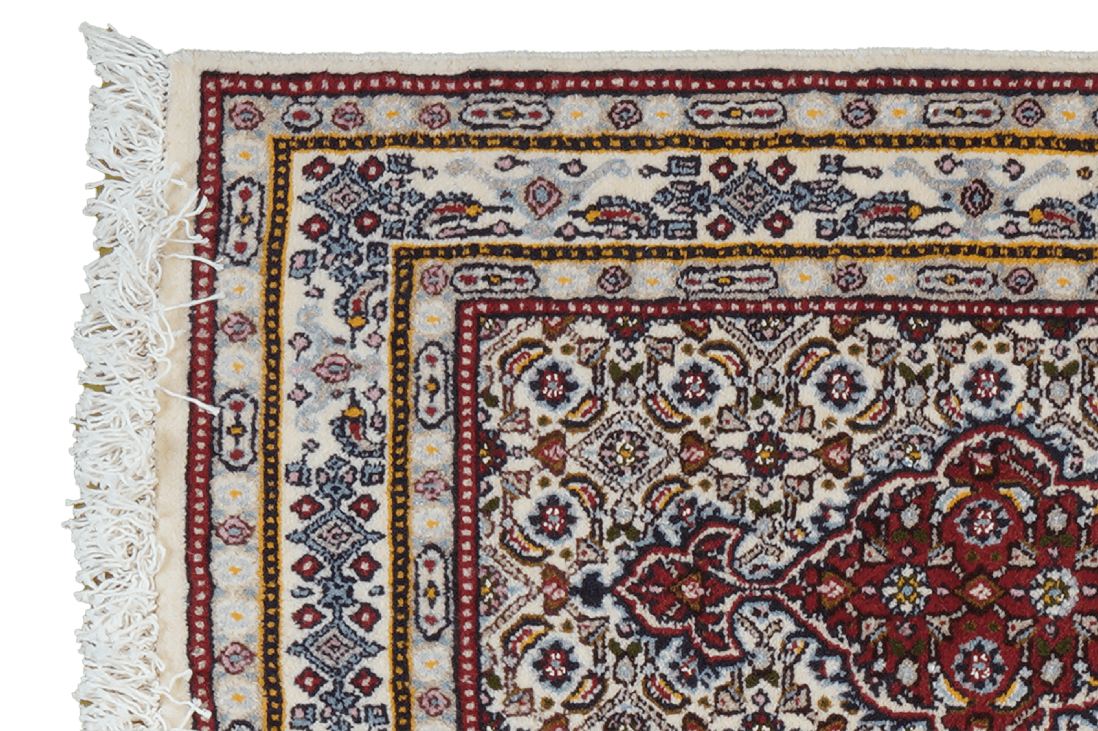 Moud Mahi — Hand-knotted, 56x86 cm, Beige, 100% Virgin Wool | View 3