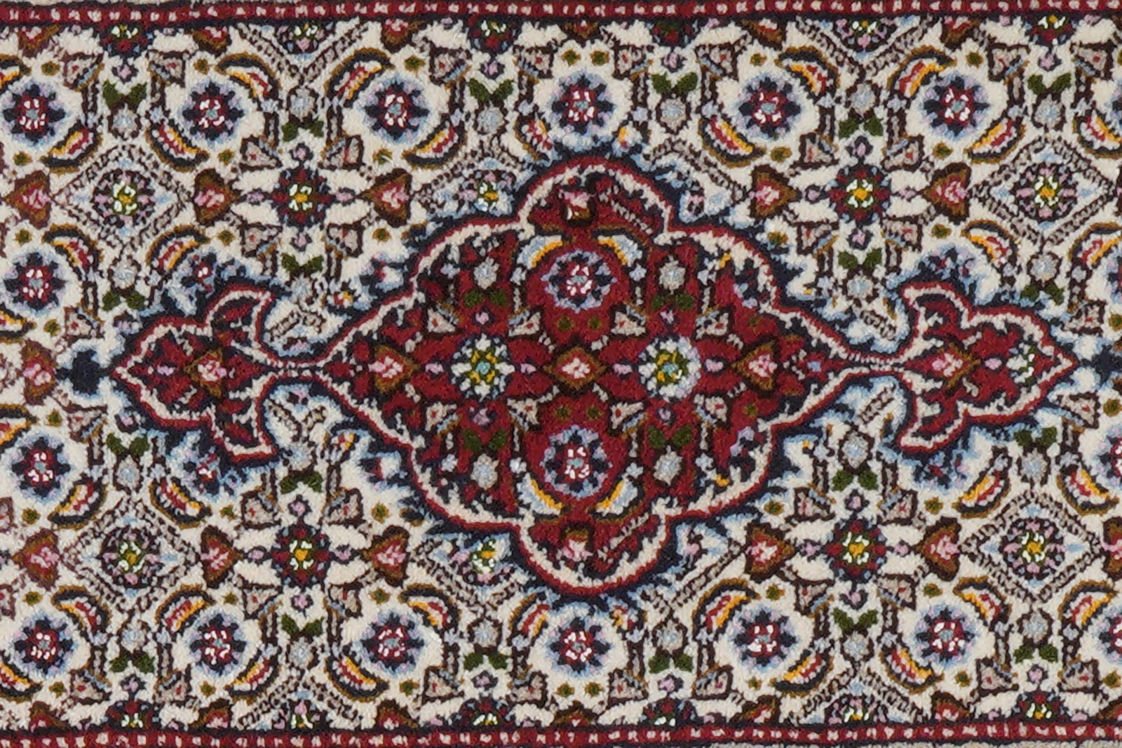 Moud Mahi — Hand-knotted, 56x86 cm, Beige, 100% Virgin Wool | View 8