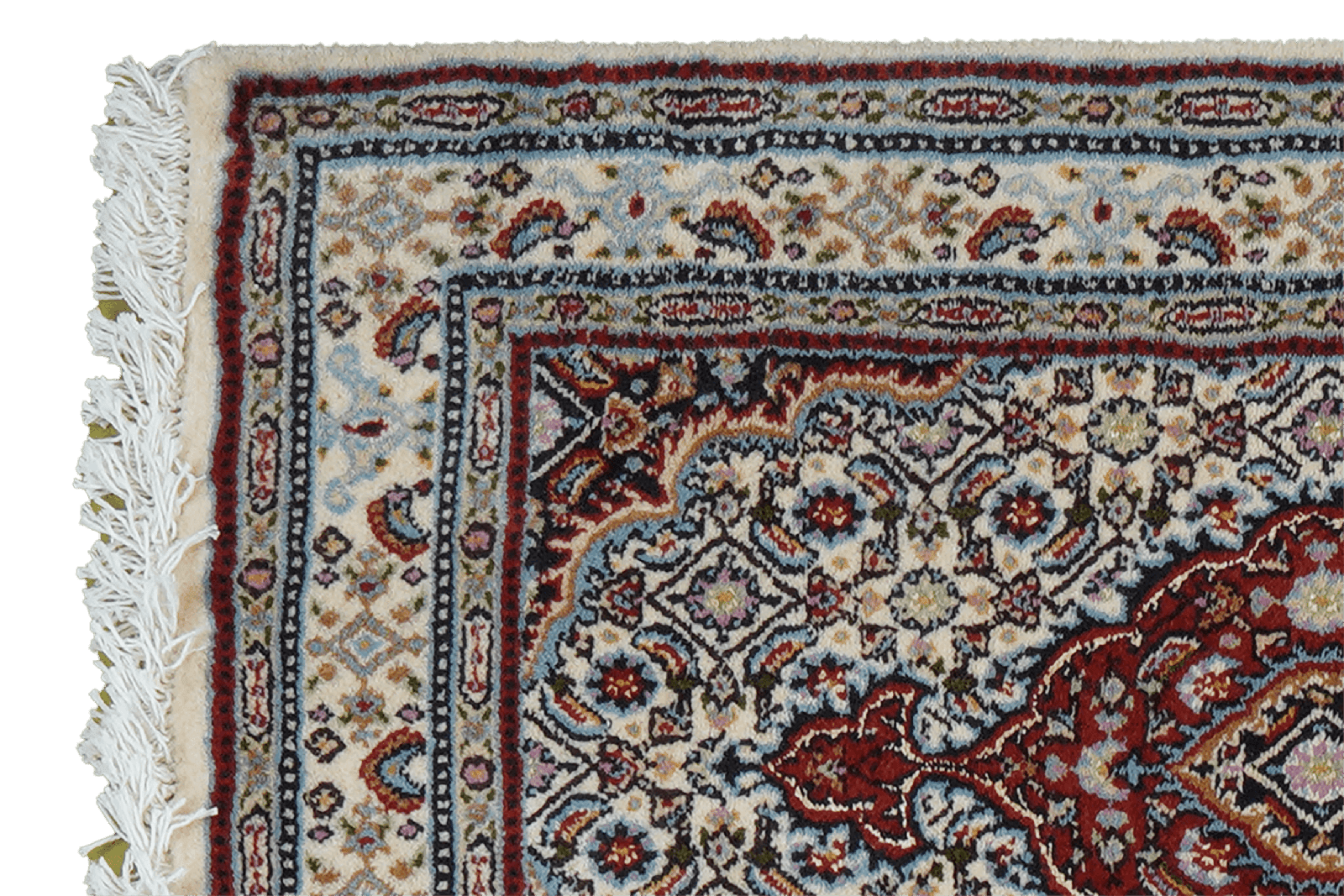 Moud Mahi — Hand-knotted, 58x89 cm, Beige, 100% Virgin Wool | View 3
